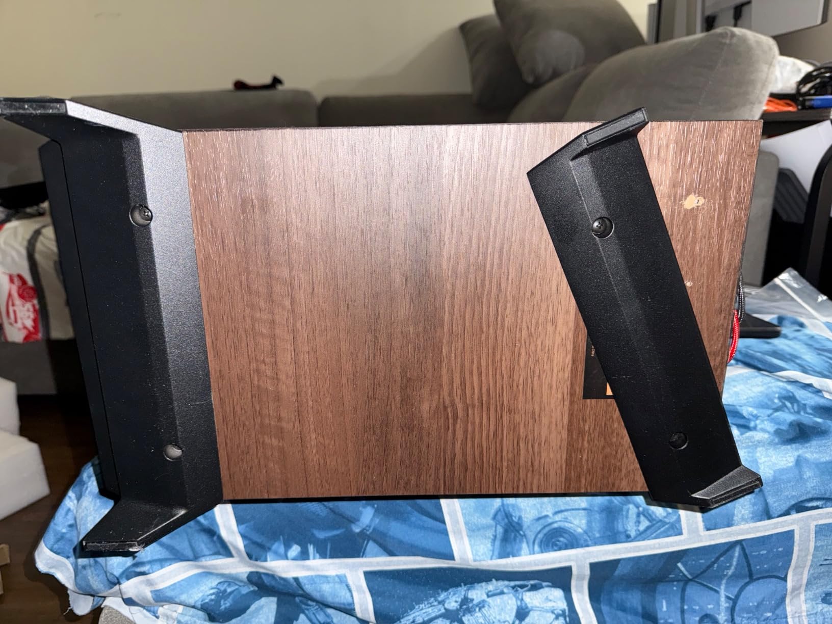 Klipsch Reference Premiere RP-8000F II Walnut Floorstanding Speaker | Dual 8 inch Cerametallic woofers with Tractrix horn and vented tweeter for home theater, hi-fi and Dolby Atmos customer photo 2