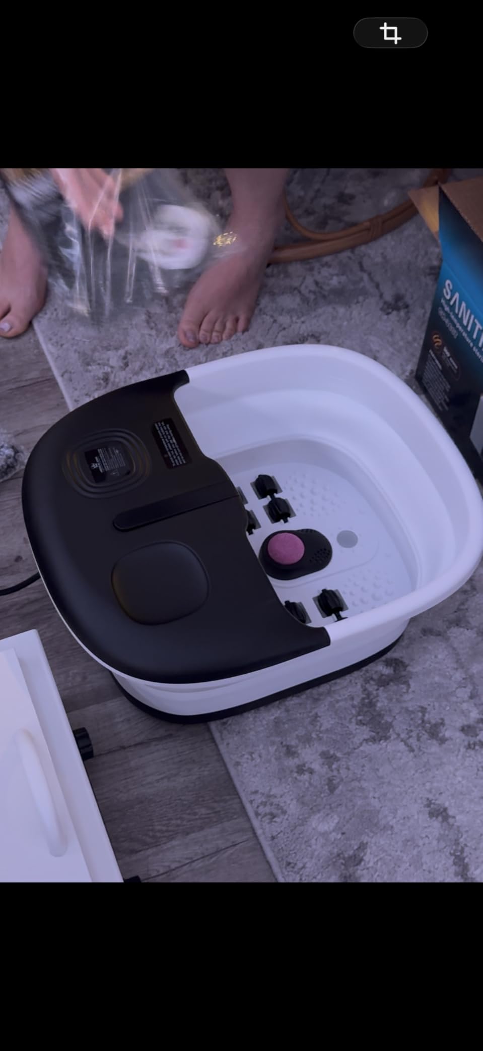 Medical King Foot Spa with Heat and Massage and Jets, Includes Remote Control, Pumice Stone, Collapsible Massager with Bubbles and Vibration customer photo 2