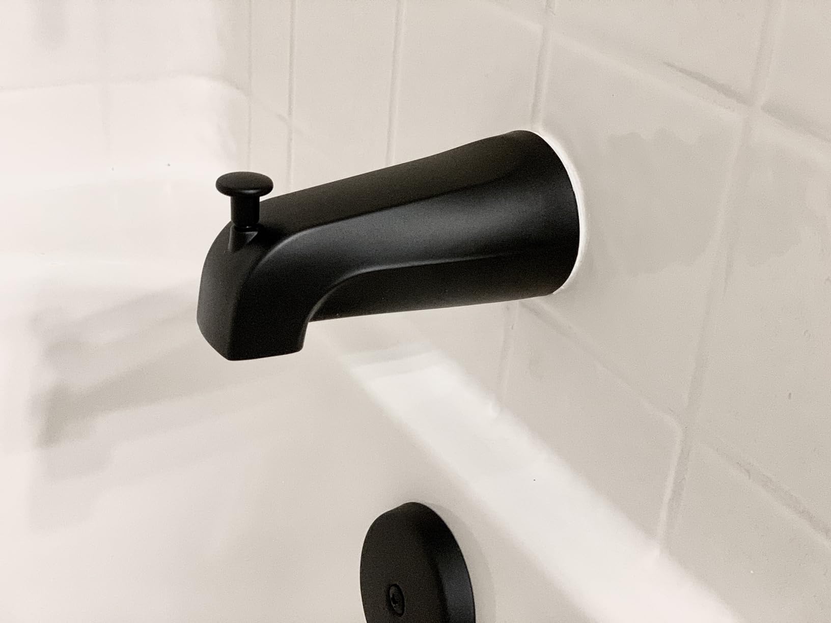 Danco Tub Spout with Diverter, Metal, Matte Black (11079) customer photo 1