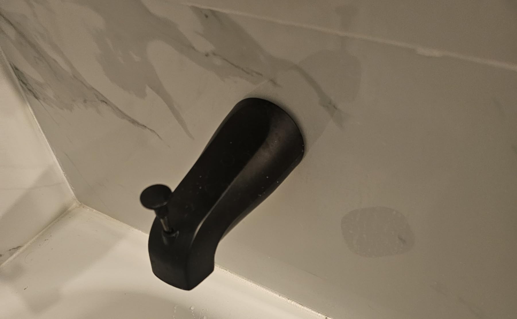 Danco Tub Spout with Diverter, Metal, Matte Black (11079) customer photo 2