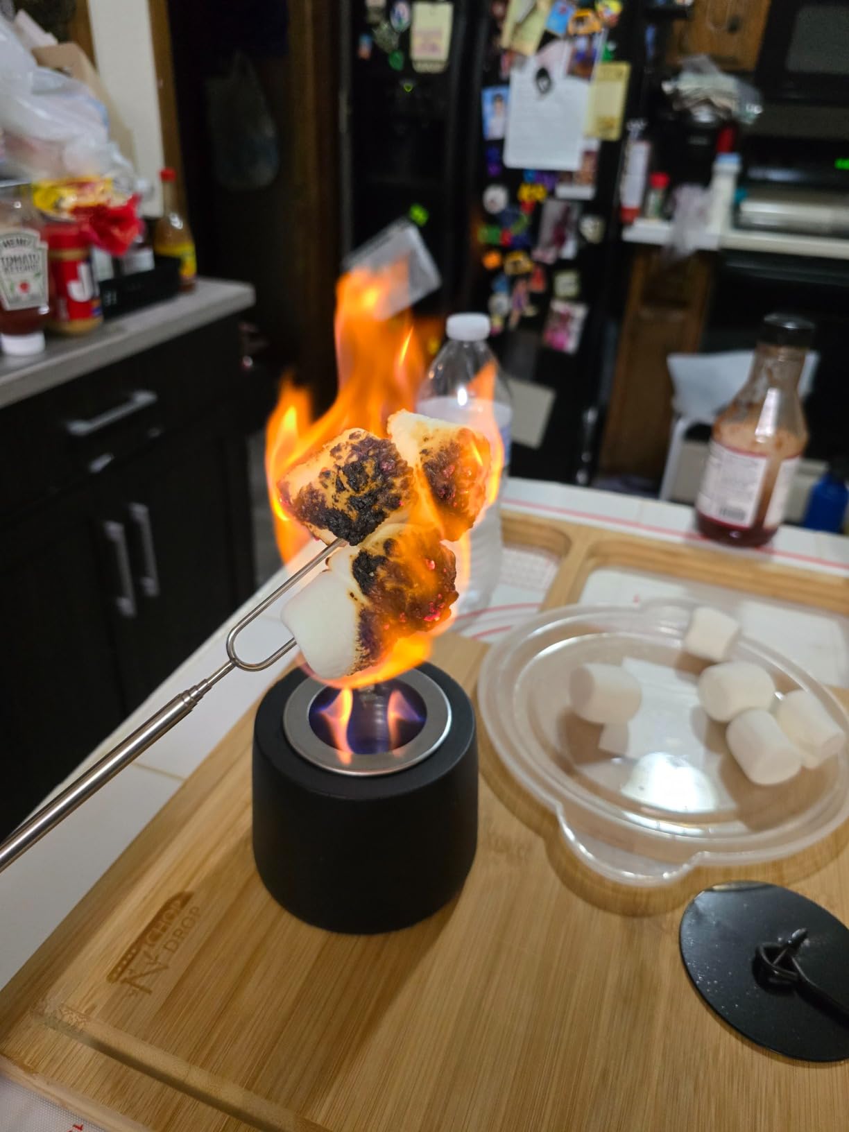 ROUNDFIRE Premium Tabletop Fireplace Fuel - 1 Liter Ethanol for Fire Pits and Table Top Fireplaces customer photo 1