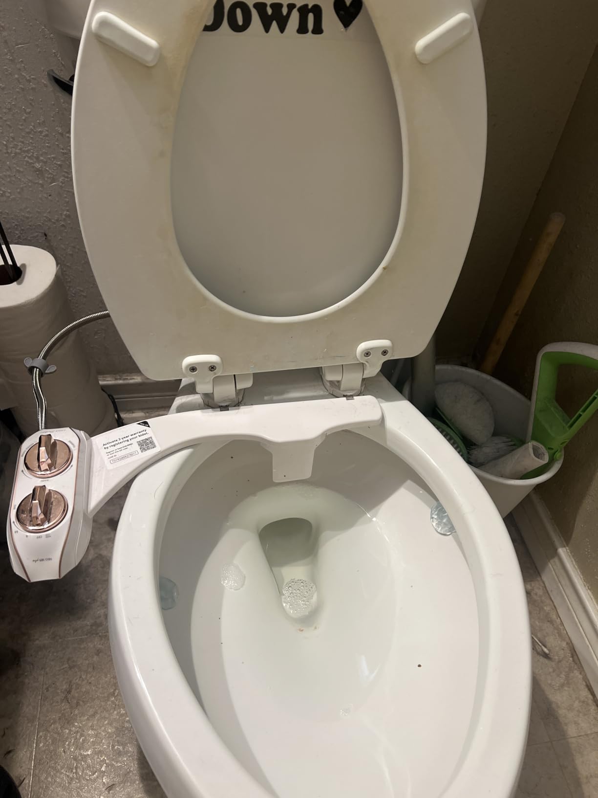 LUXE Bidet NEO 185 PLUS - Patented Bidet Attachment for Toilet, Chrome | Non-Electric, Dual Nozzle, Slide-In Install, 360° Self-Clean, EZ-Lift to Clean, Feminine & Rear Wash customer photo 1