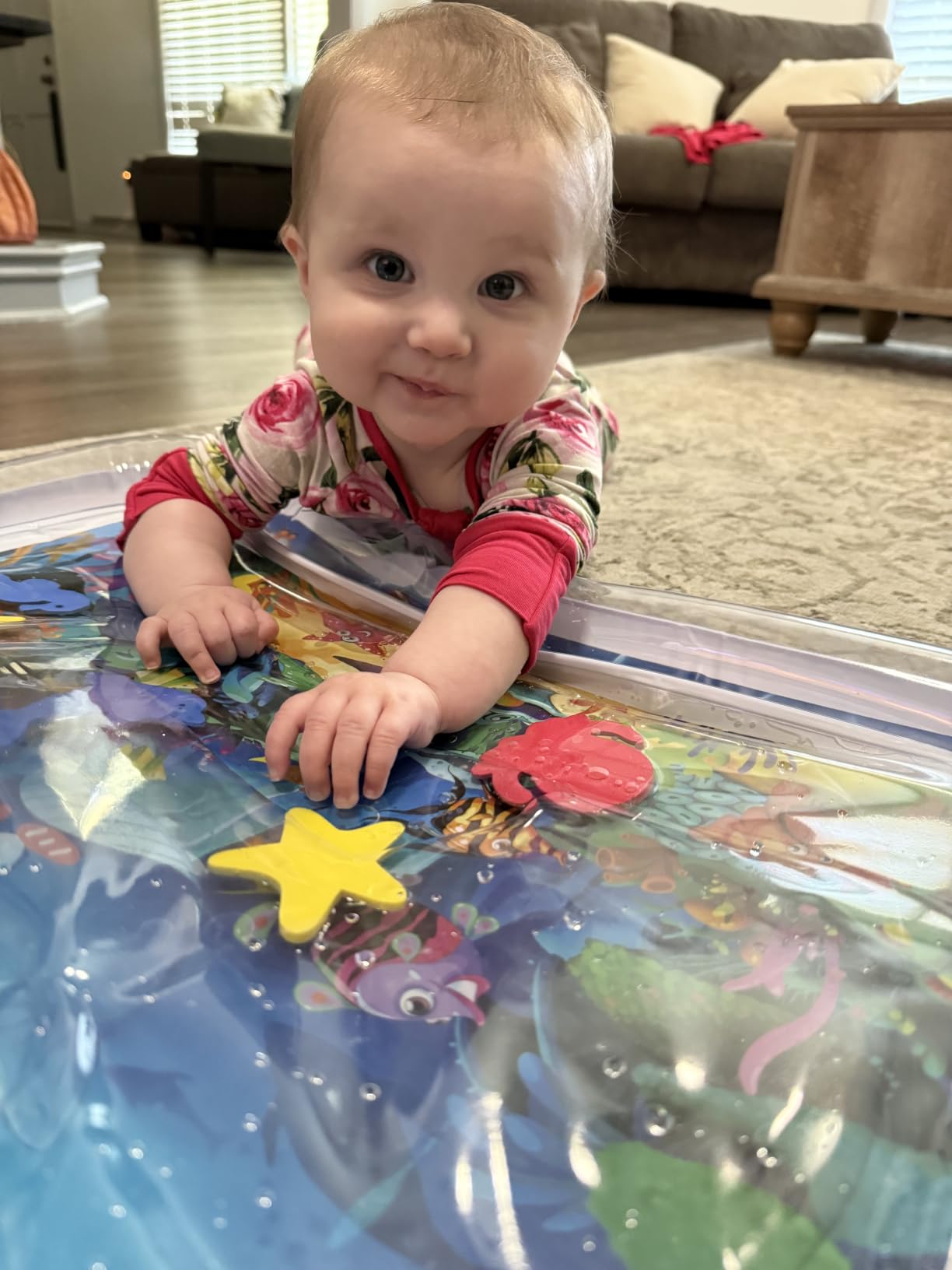 Infinno Tummy Time Mat Premium Baby Water Play Mat for Infants and Toddlers customer photo 1