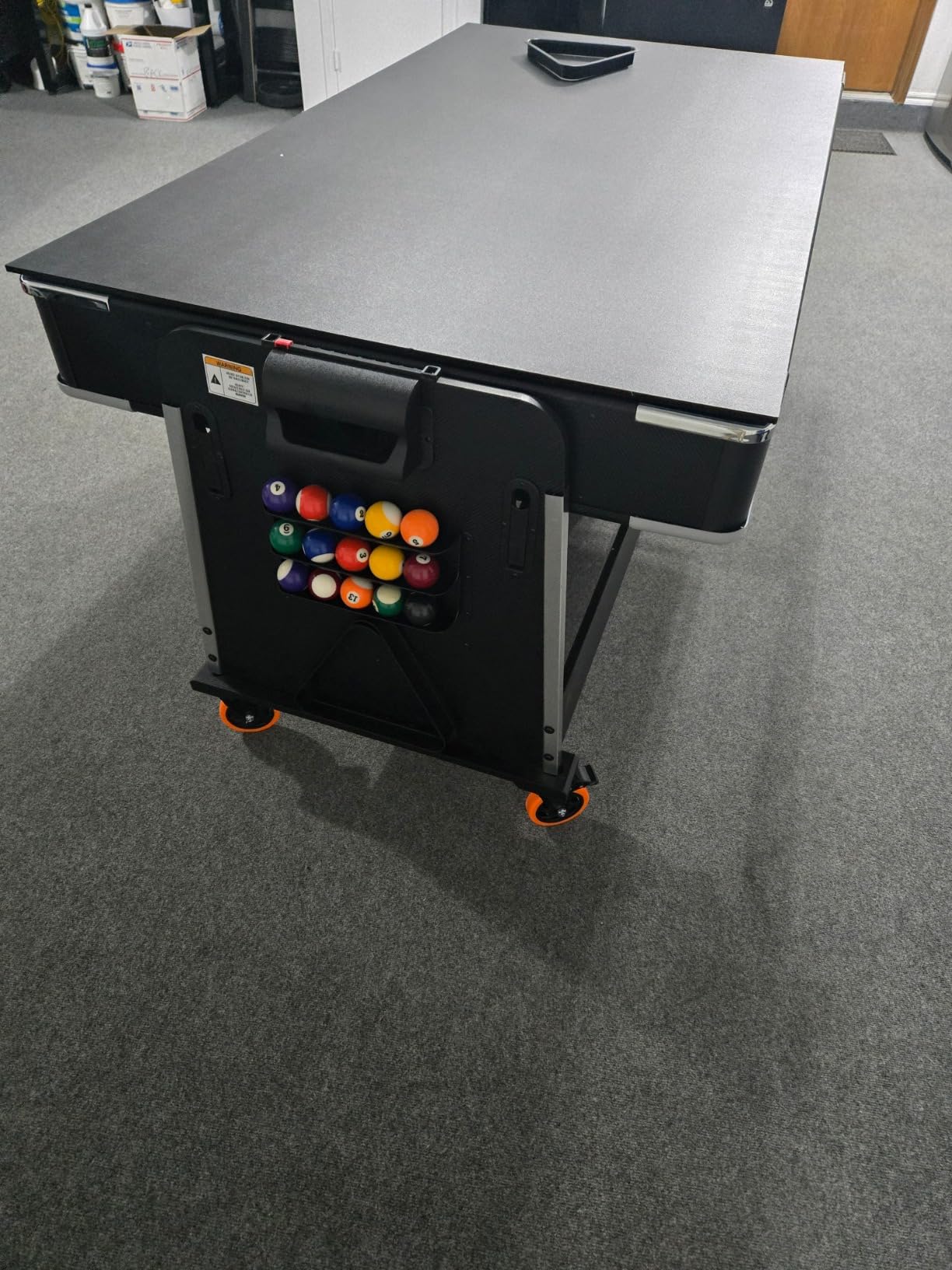 Triad 7-Foot 3-in-1 Multi-Game Swivel Table - Billiards/Pool, Table Tennis & Air Hockey customer photo 1
