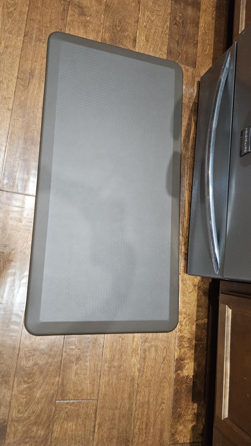GORILLA GRIP 2 Pack Comfortable Cushioned Kitchen Mats for Floor, 17x29 + 17x59, Waterproof, Stain Resistant, 1/2 Inch Thick Soft Ergonomic Standing Desk Anti Fatigue Mat, Foam Supports Feet, Charcoal customer photo 2