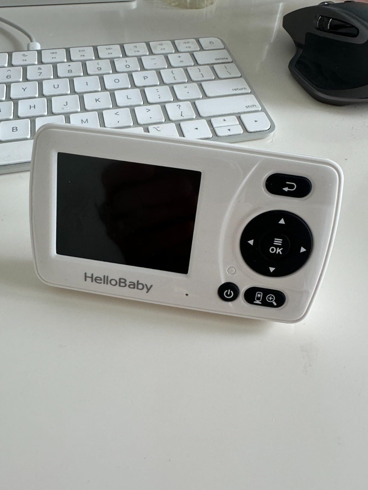 HelloBaby HB30 Video Baby Monitor with Digital Camera and Audio, No WiFi No App Safety Baby Monitor, 8 Languages, Auto Night Vision, 1000ft Transmission Range, 2.4 inch Portable Screen customer photo 1