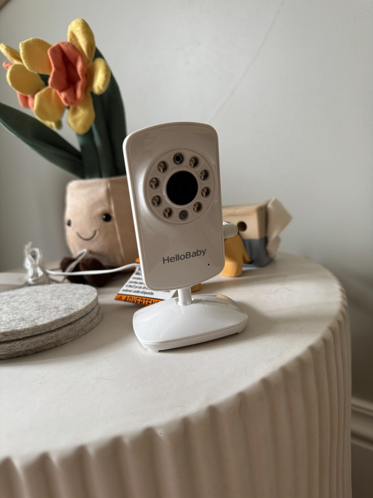 HelloBaby HB30 Video Baby Monitor with Digital Camera and Audio, No WiFi No App Safety Baby Monitor, 8 Languages, Auto Night Vision, 1000ft Transmission Range, 2.4 inch Portable Screen customer photo 2