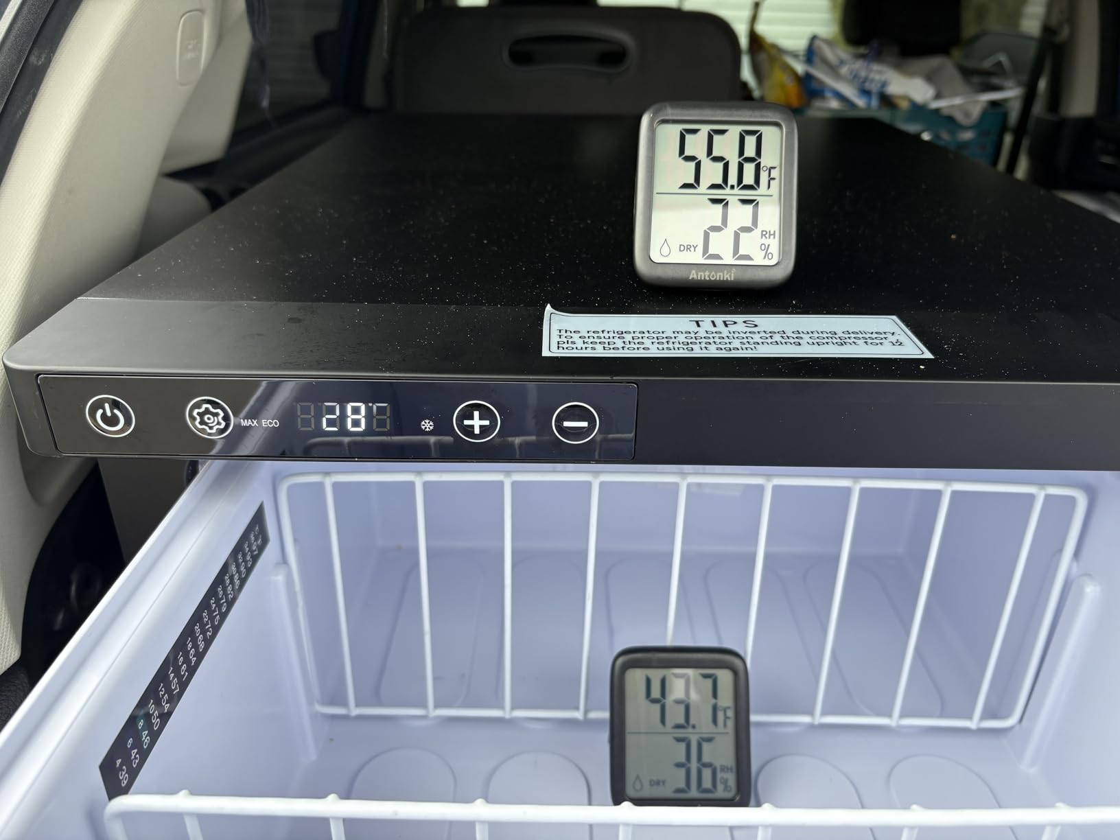 RV Car Portable Refrigerator 12V 24V 34 Quart 32L Drawer Freezer for Truck Van RV Camper SUV Boat Travel Camping Road Trips Tailgating -4℉~50℉ customer photo 1