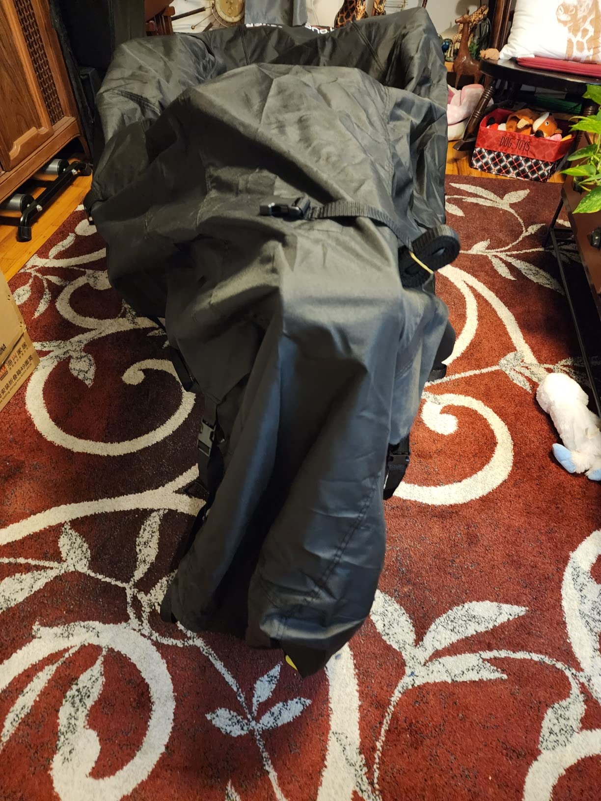 Tough Cover Snowmobile Cover, Premium 600D, XL Fit, Black | Heavy-Duty Waterproof Fabric, Elastic Hem And Locking Buckles, XL Trailerable Fit For Polaris, Ski-Doo, Yamaha, Arctic Cat customer photo 2