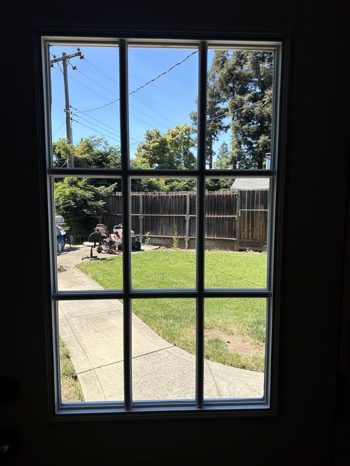 22 x 36 Entry Door Clear Glass Insert (9 Lite), White customer photo 2