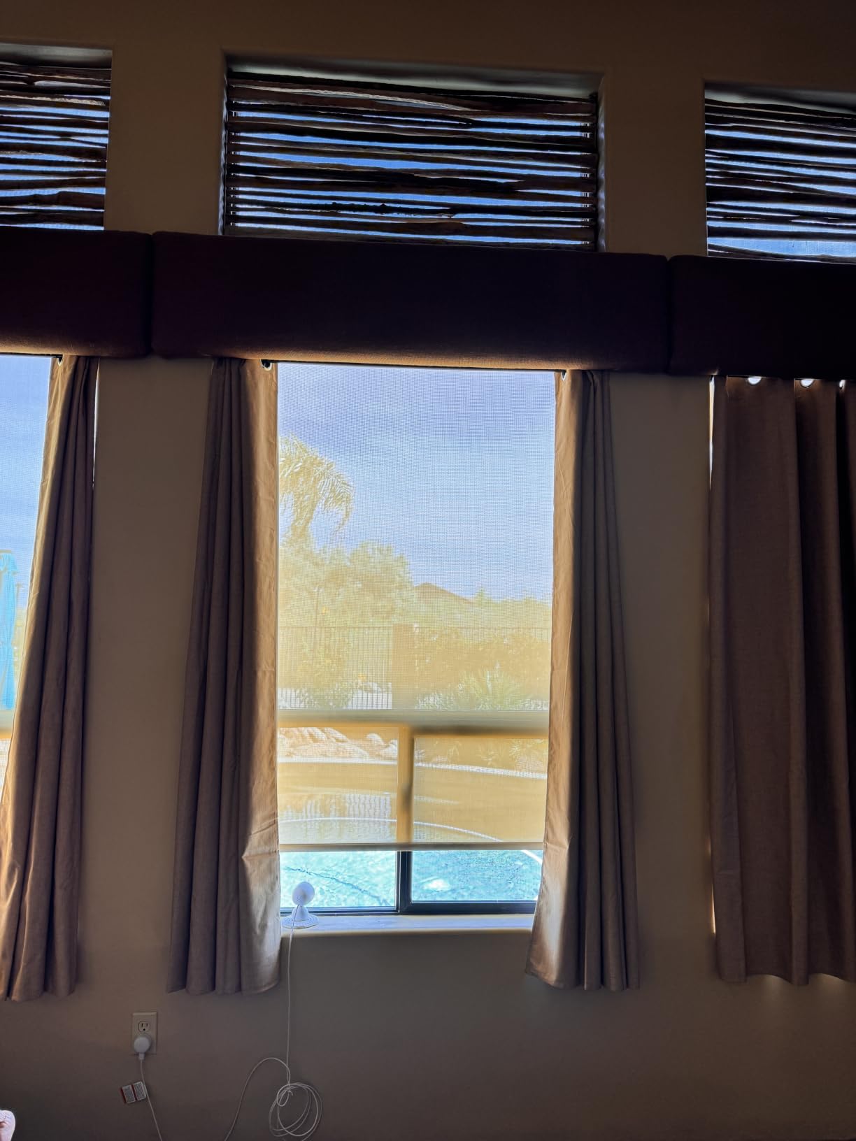 NICETOWN Natural 100% Blackout Linen Curtains 84 customer photo 2
