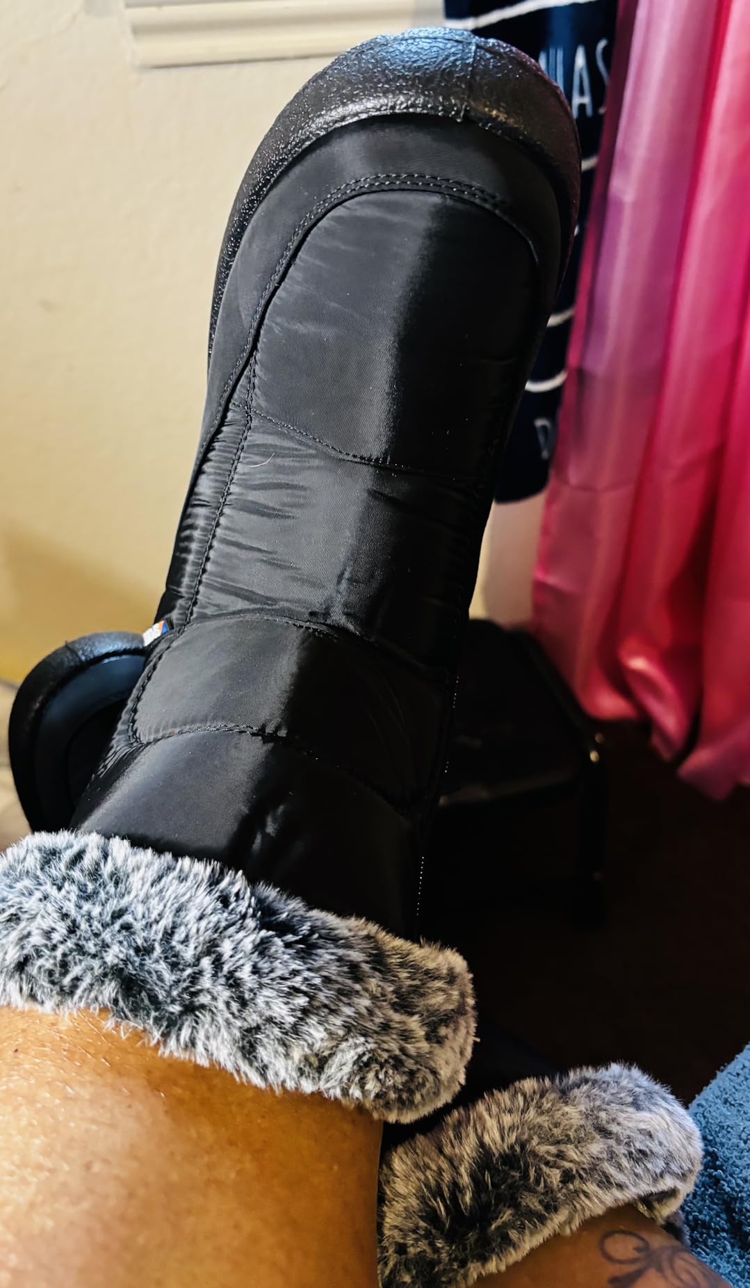 SHIBEVER Women's Winter Snow Boots: Waterproof Fur-Lined Ankle Booties customer photo 2