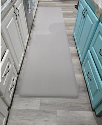 StepRite 4/5 Inch Thick Kitchen Mats for Floor, Kitchen Rug for Standing - Non-Slip, Thicker, Stain Resistant, Water Resistant, Comfortable Anti Fatigue Mat for Home, Office, Kitchen Floor - Black customer photo 2