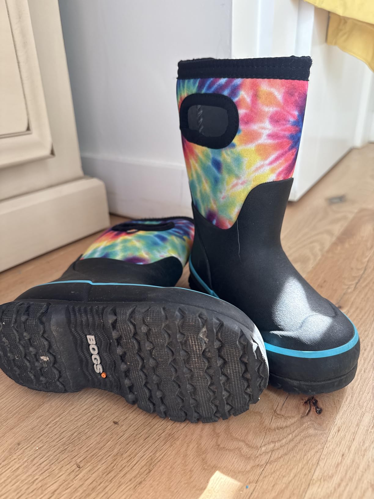 BOGS Grasp Kids Waterproof Rain Boots, Insulated Winter Snow Boots customer photo 2