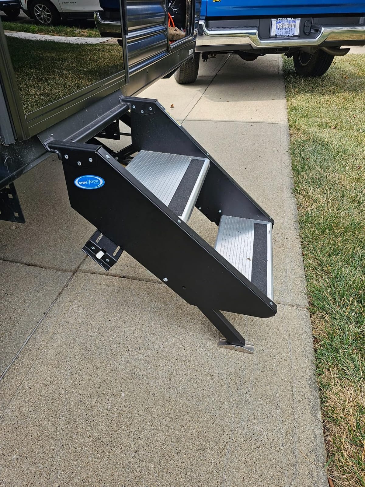 MORryde STP-201 StepAbove Fold-Up RV Entry Step - 2-Step (9