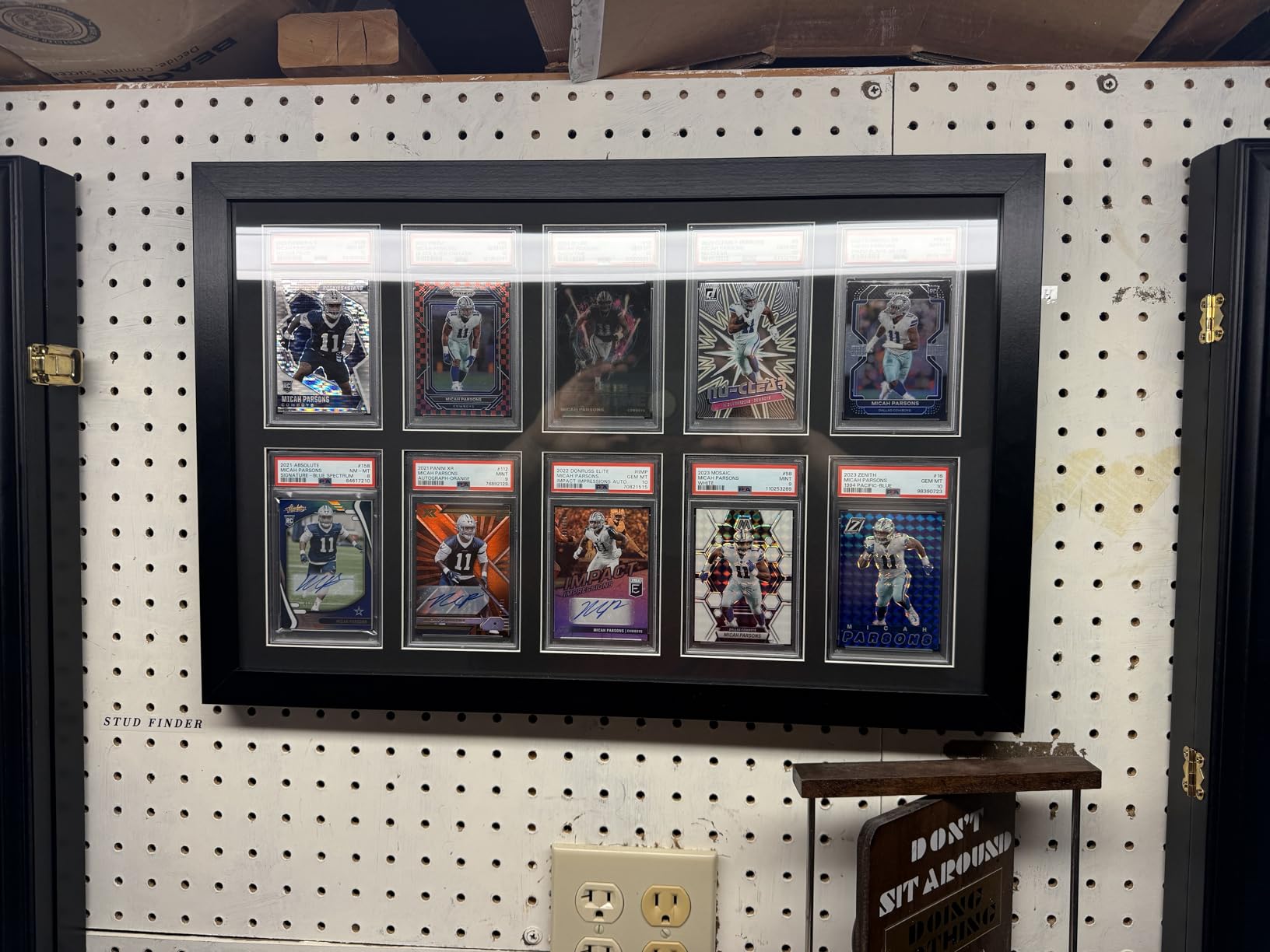 Bivitre Graded Card Display Frame - Compatible with PSA, CGC and TAG Slabs | Wall-Mount Trading Card Display Case for Sports Cards, Pokemon, and MTG customer photo 2