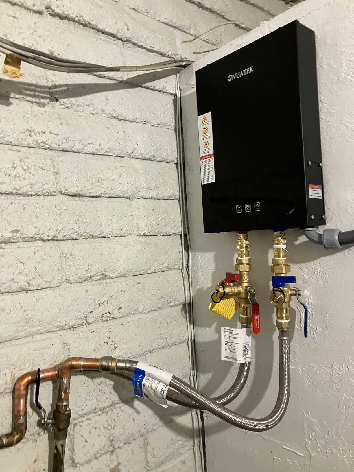 Electric Tankless Water Heater SIVUATEK 18kW, 240V - On-Demand Hot Water for Whole House customer photo 2