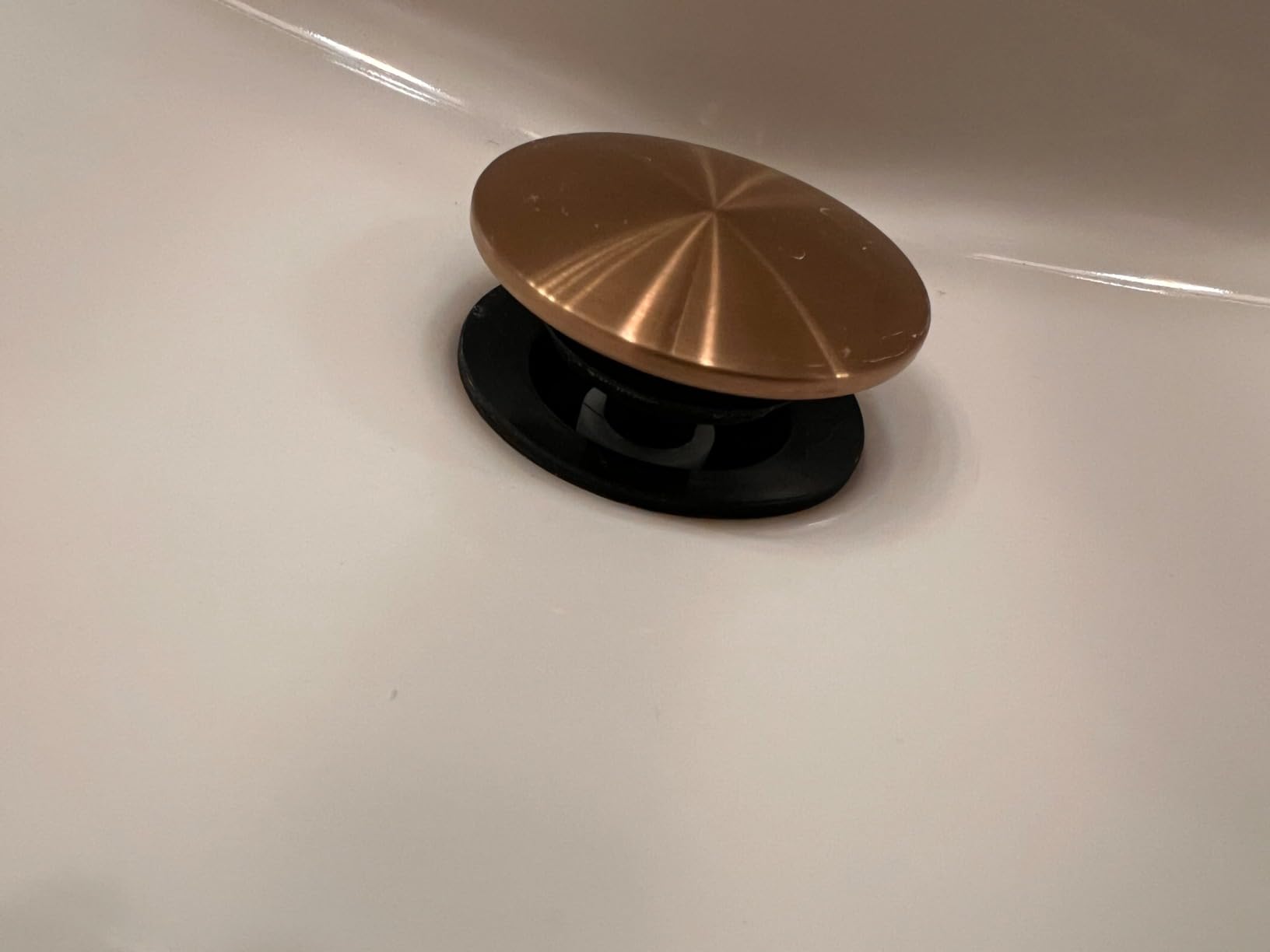 Delta Nicoli Brushed Gold Faucet 3 Hole, 8 Inch Widespread Bathroom Sink Faucet for Vanity, Push-Pop Drain Assembly, Champagne Bronze 35849LF-CZ customer photo 2