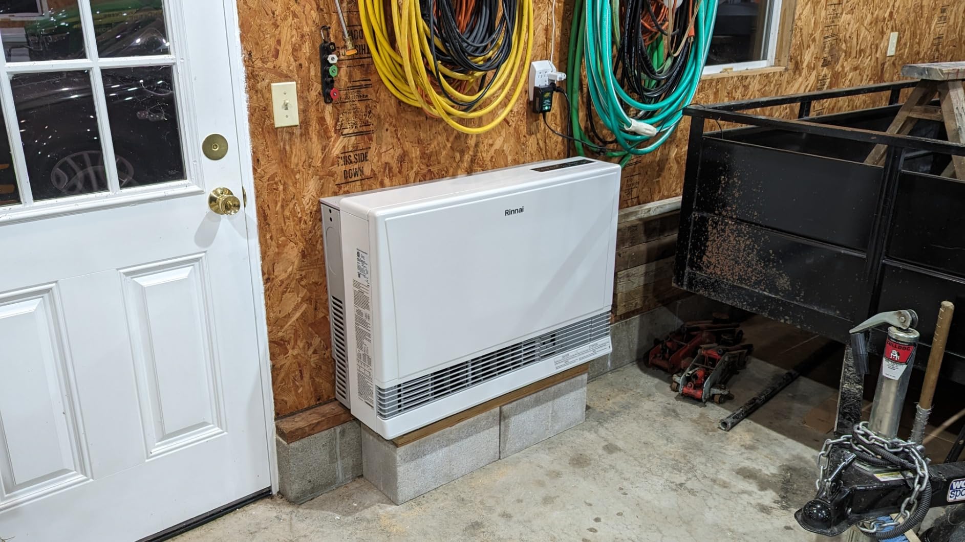 Rinnai EX38DTWN Direct Vent Wall Furnace 38,400 BTU Natural Gas Heater | White - Energy Efficient Wall Mounted Indoor Heater with Advanced Modulating Technology and Safety Features customer photo 1