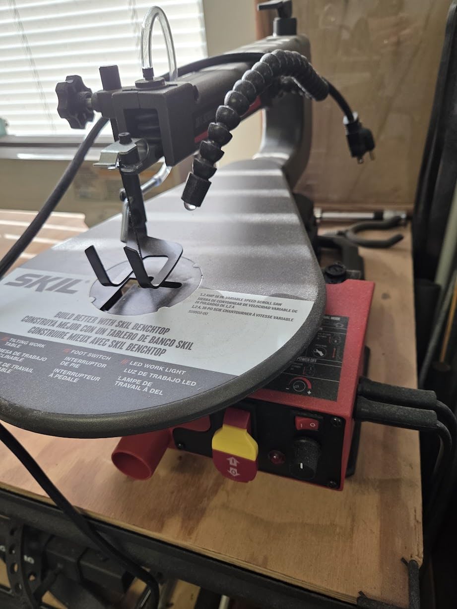 SKIL 1.2 Amp 16 in. Variable Speed Scroll Saw with LED Work Light for Woodworking - SS9503-00 customer photo 1