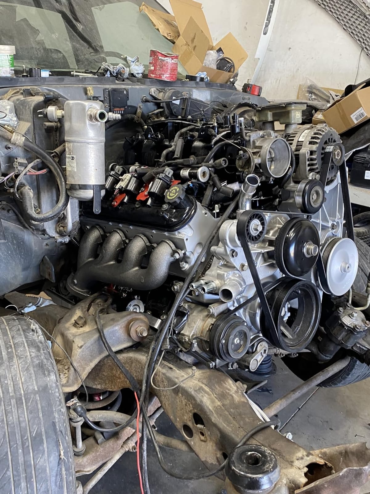 LS Swap Cast Iron Manifold Replacement for GM LS1 LS2 LS3 4.8L 5.3L 6.0L customer photo 1