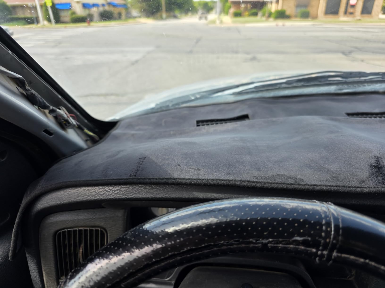 Autorder Dashboard Cover Mat for 2019-2023 2024 2025 2026 Dodge Ram 1500 2500 3500 Accessories Dash Cover Flannel Dash Mat Sunshade Glare UV Rays Protector Black customer photo 2