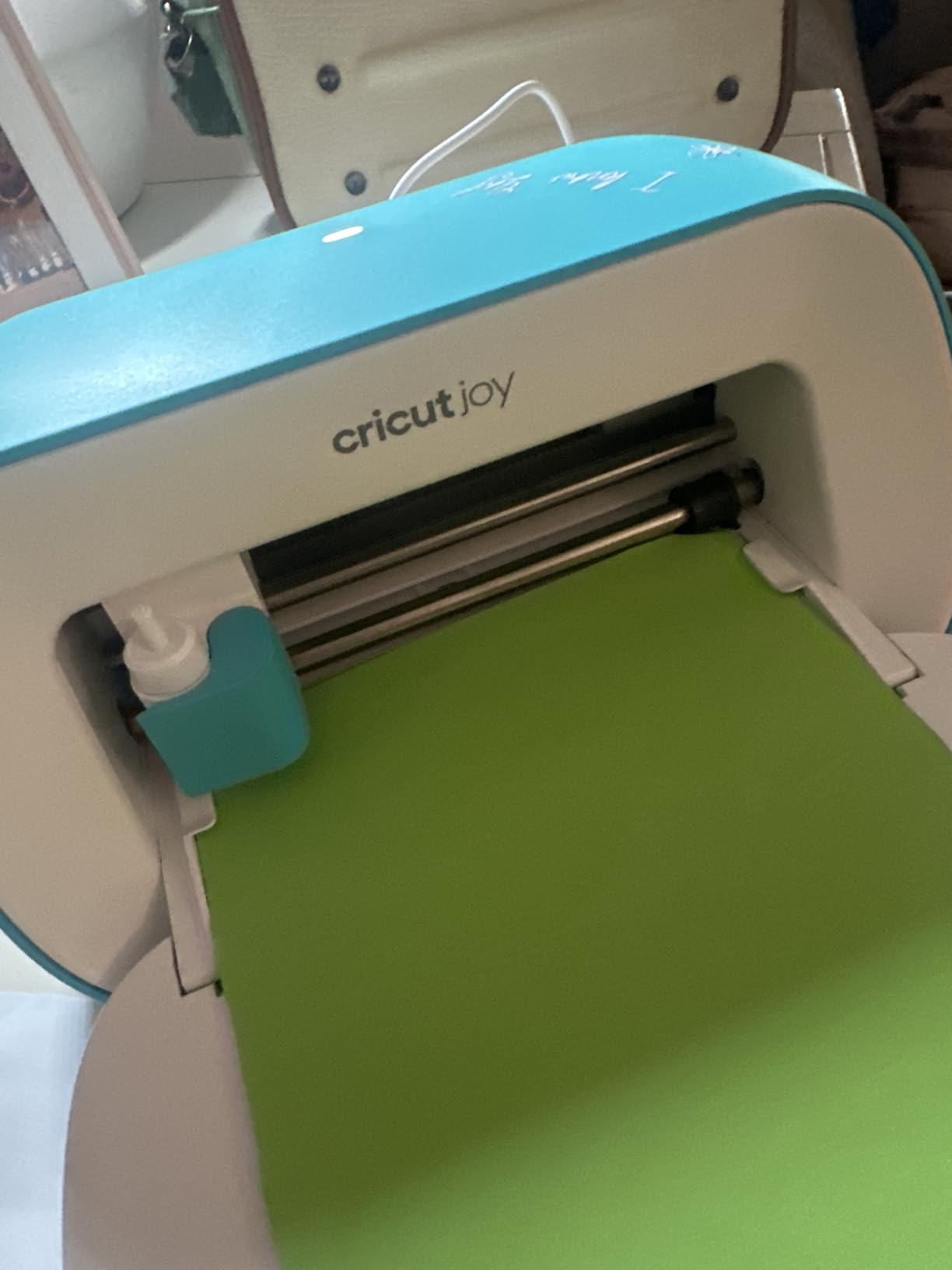 Cricut Joy Machine & Digital Content Library Bundle | Includes 30 images in Design Space App - Portable DIY Smart Machine for creating customized cards, crafts, & labels, Blue customer photo 2