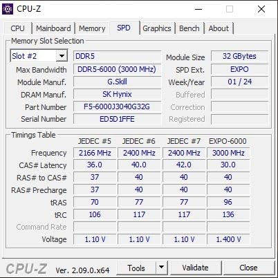 G.SKILL Trident Z5 Neo RGB Series DDR5 RAM (AMD EXPO) 64GB (2x32GB) 6000MT/s CL30-40-40-96 1.40V Desktop Computer Memory U-DIMM - Matte Black (F5-6000J3040G32GX2-TZ5NR) customer photo 1