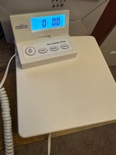 Rollo Shipping Scale for Packages - Digital Shipping Postal Scale (110 Lb Max) - Hold and Tare Functions - Includes AC Adapter and 2X AAA Batteries customer photo 1