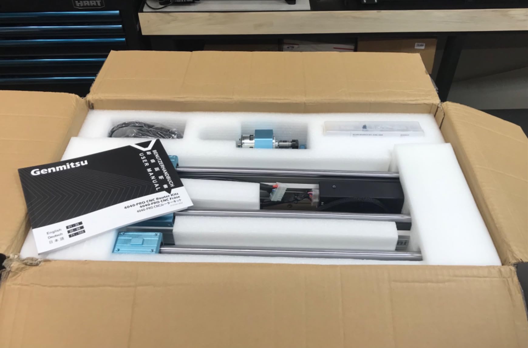 Genmitsu 4040-PRO CNC Router Machine for Metal Acrylic Cutting Milling customer photo 1