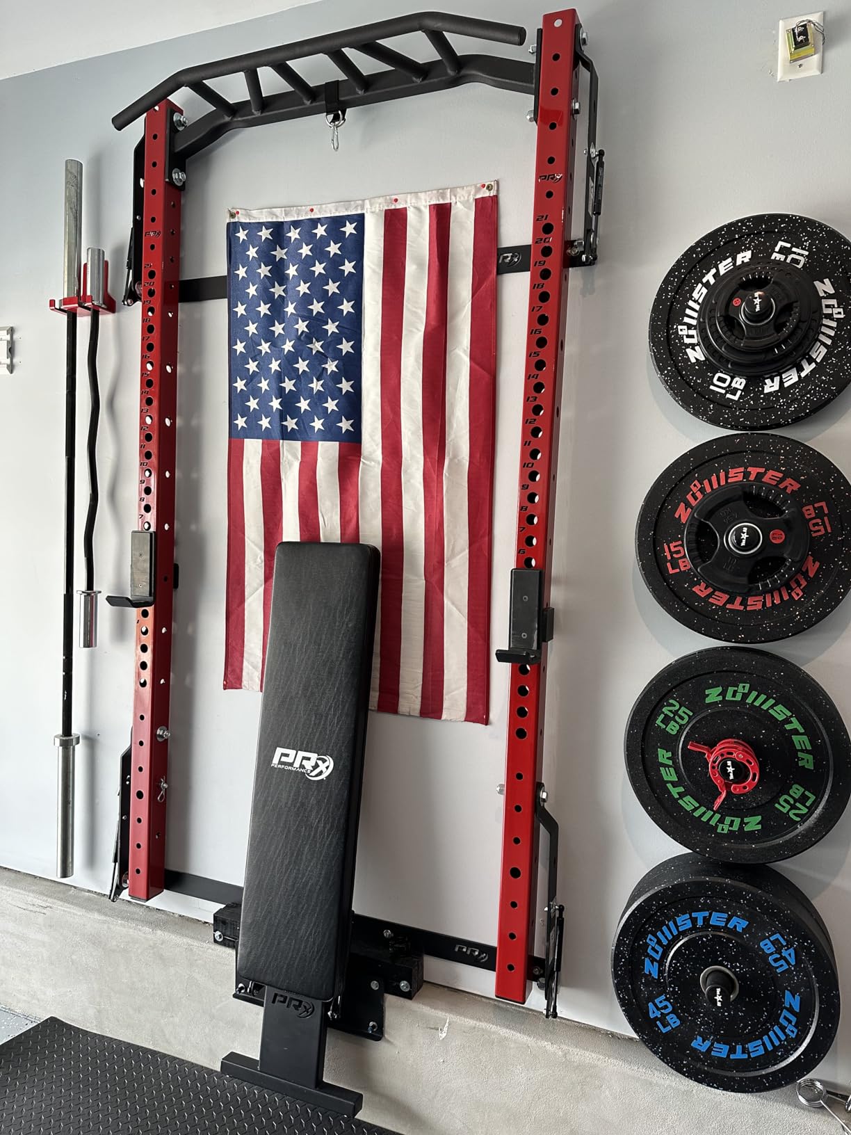 2-Inch Bumper Plate, Olympic Weight Plate HIGH BOUNCE | ODOR-FREE | NOISE-REDUCING | ABSORB IMPACT Bumper Weight Plate with Steel Insert Strength Training Weight Lifting Plate customer photo 2