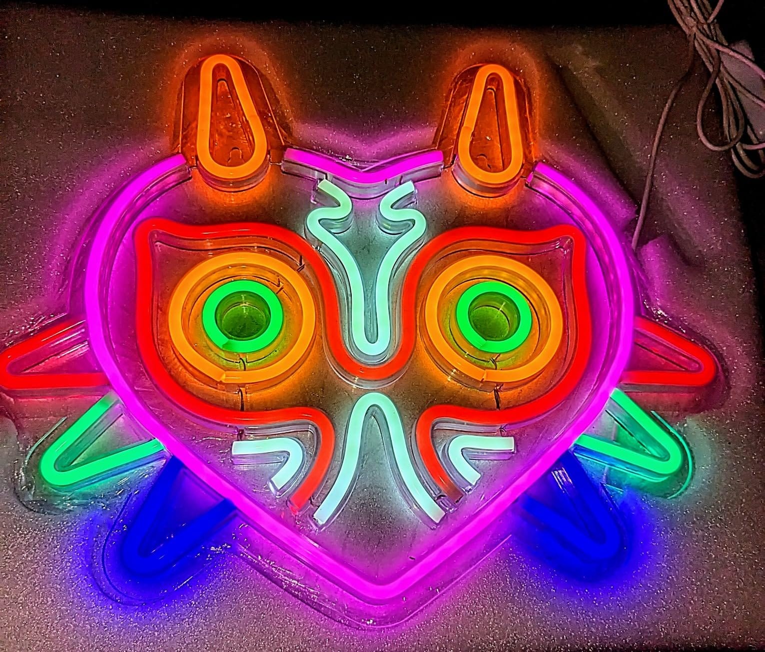Gamer Neon Sign, Gamepad Shaped LED Neon Sign for Gamer Room Decor, Gaming Neon Sign for Boys Room Decor, Neon Gaming Sign for Gaming Wall Decor, USB Powered Gamer Gifts for Teens, Boys, Kids customer photo 1