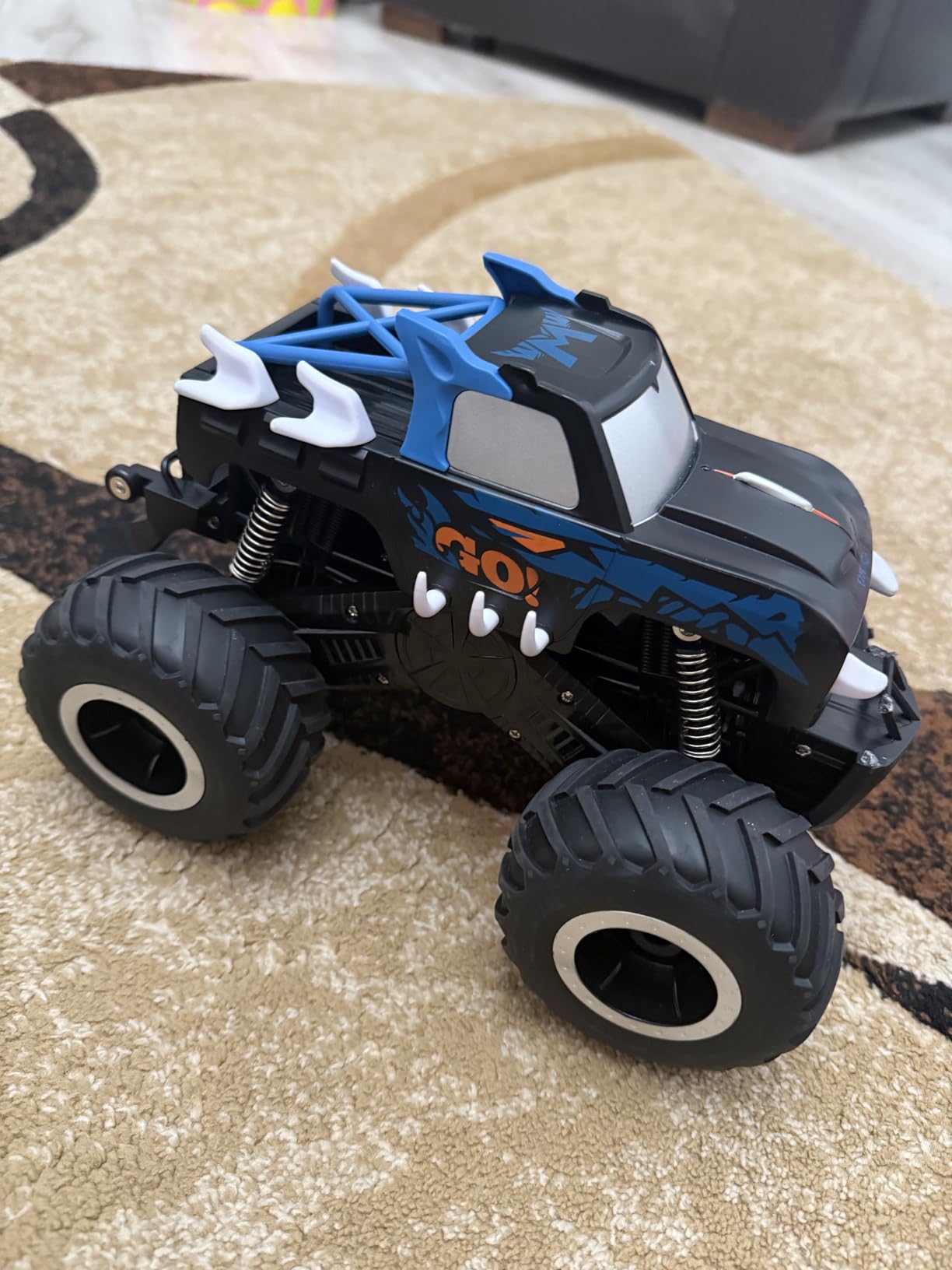 Threeking 1:16 Amphibious Monster Truck All Terrain Remote Control Car Toys | Waterproof Durable 4WD Off-Road RC Crawler Cars Pick-Up Unique Toy Gifts for Boys Girls Ages 6-12 customer photo 1