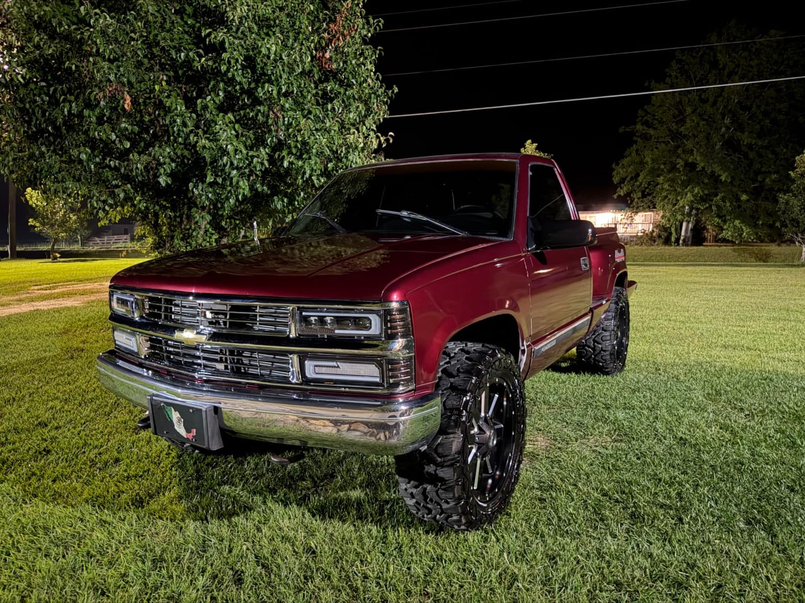 LED Headlight Assembly for 1988-1998 Chevy/GMC Silverado Tahoe | 500% Bright Anti-glare Hi/Low Beam, Welcome DRL Amber Turn Signal Light, Plug N Play, fits OBS C/K 1500 2500 3500 Suburban Yukon customer photo 1