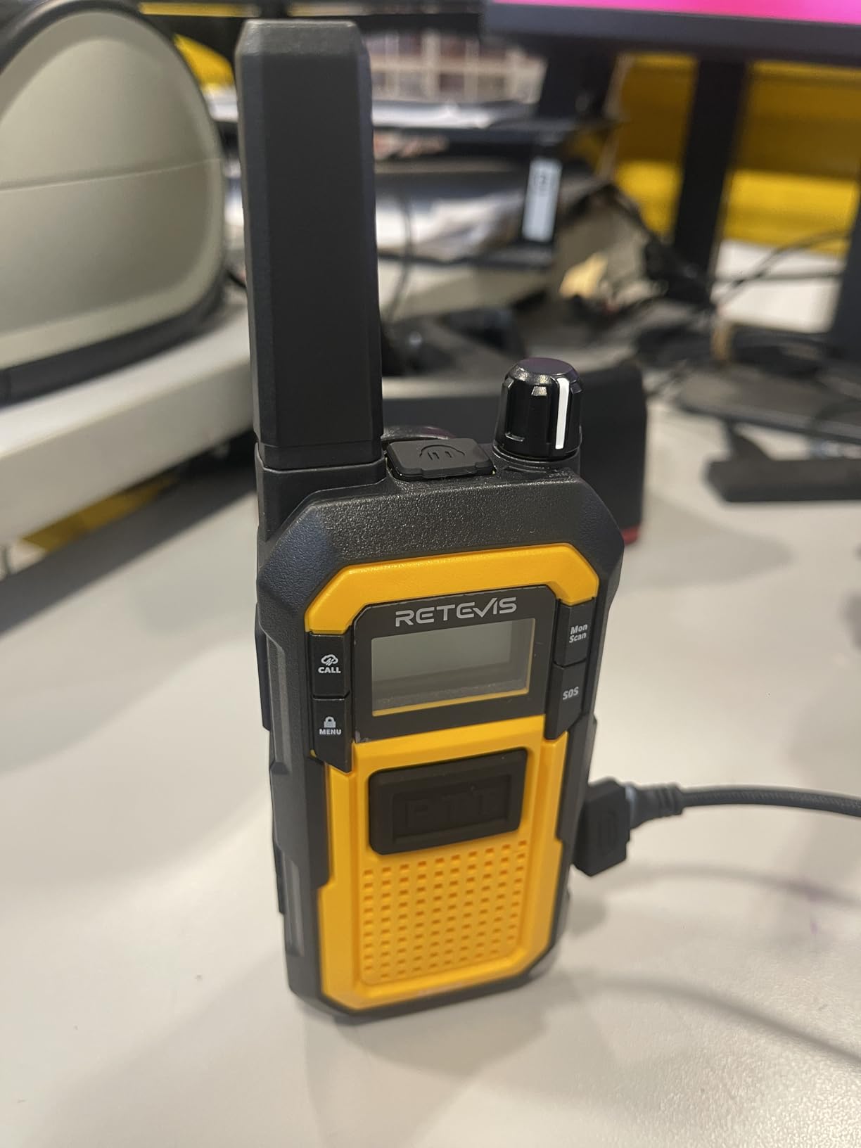 Retevis RB48 FRS Walkie Talkies Long Range, Mil-Standards 810H Two Way Radio | Rugged&IP67 Waterproof & Floating, Emergency Radio, Heavy-Duty,Dual PTT,Vibration Alert,NOAA,Rechargeable,20hr Battery,2 Pack customer photo 2