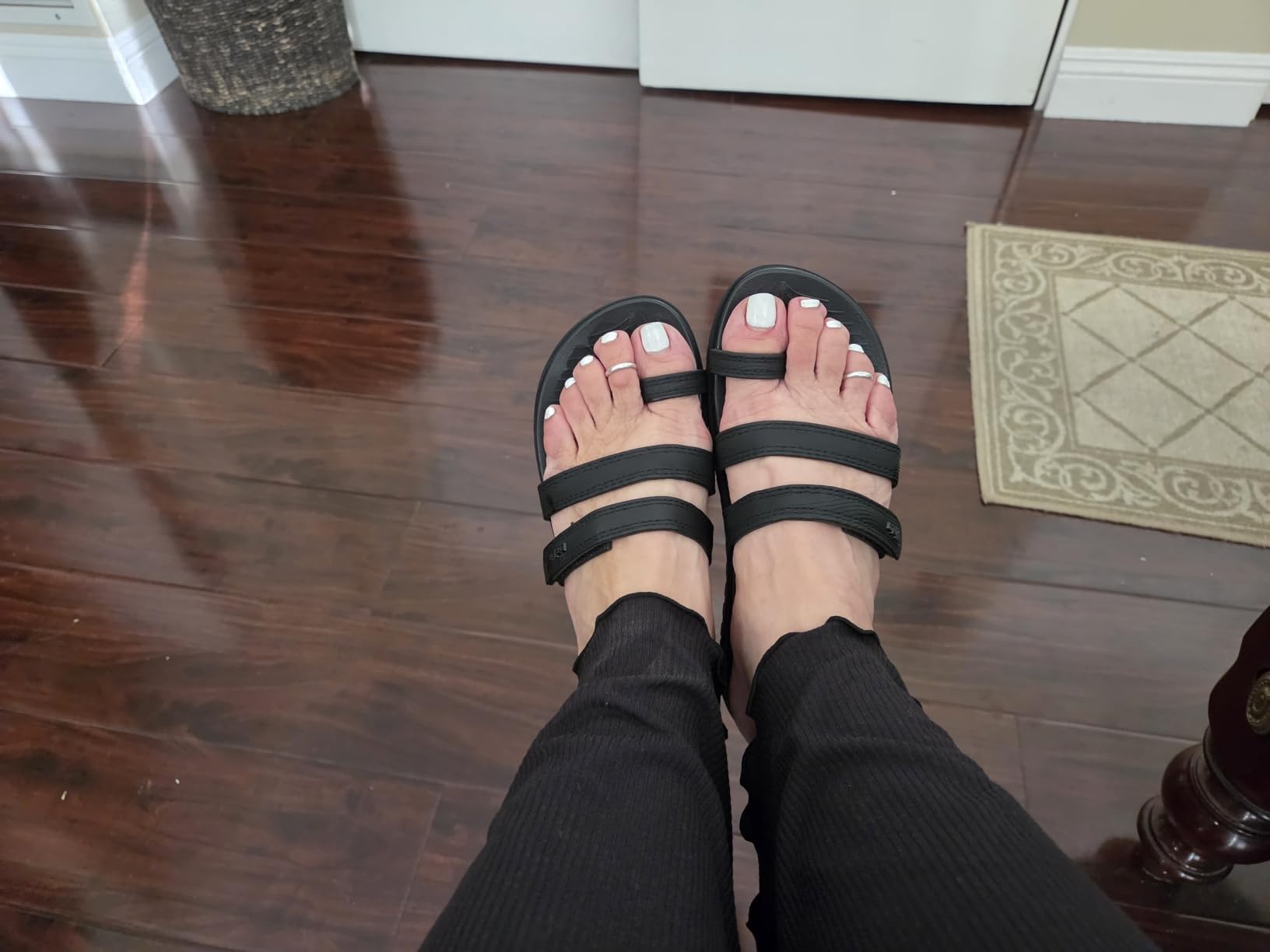 KuaiLu Womens Slides Sandals With Arch Support Comfort Plantar Fasciitis customer photo 2