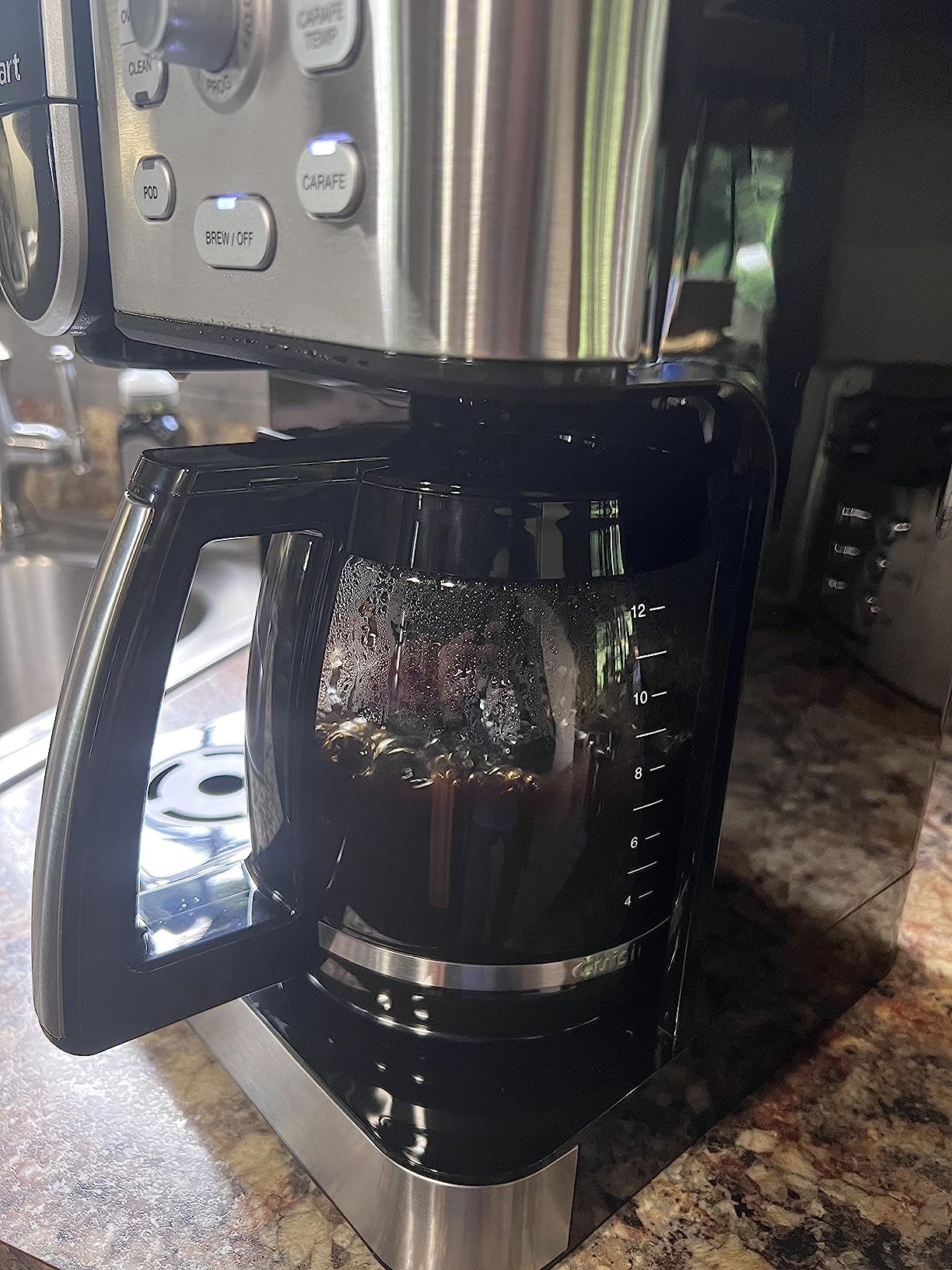 Cuisinart 12-Cup Coffee Maker, Single-Serve Brewer Glass Carafe, SS-16 Stainless Steel customer photo 1