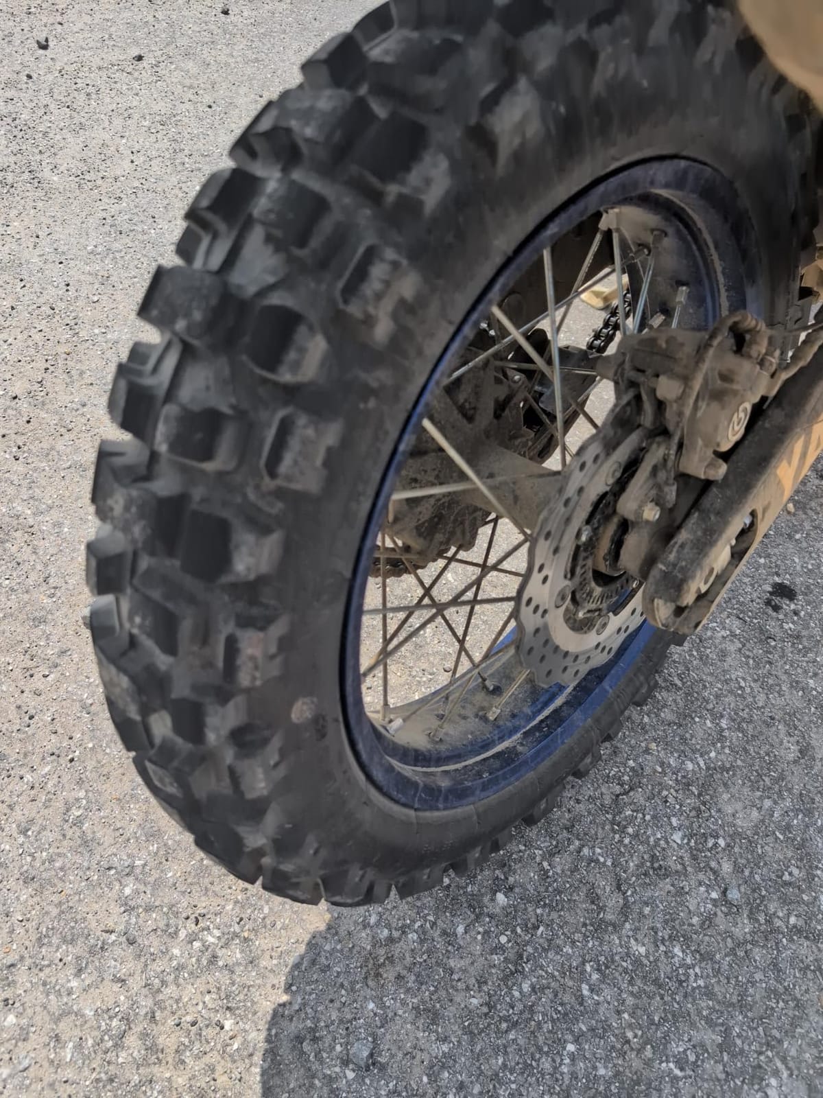 Tusk Dsport Adventure Motorcycle Tire Set Tube Type (90/90-21 (54R)/120/90-18 (65R)) customer photo 2