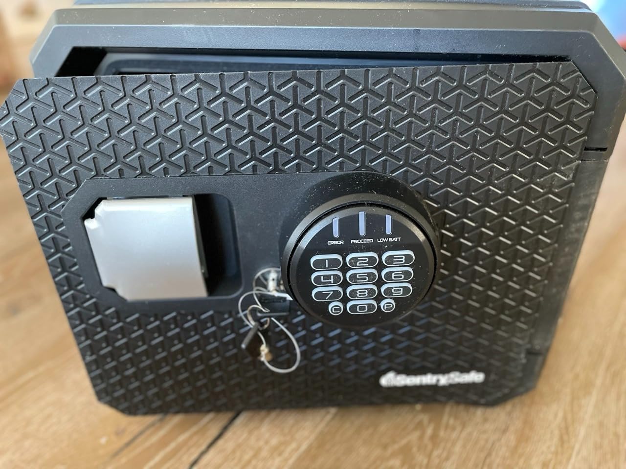 SentrySafe Fireproof and Waterproof Large Safe with Backlit Digital Keypad and Override Key for Passports, Money, Jewelry, 0.81 Cubic Feet, FPW082HTC customer photo 1