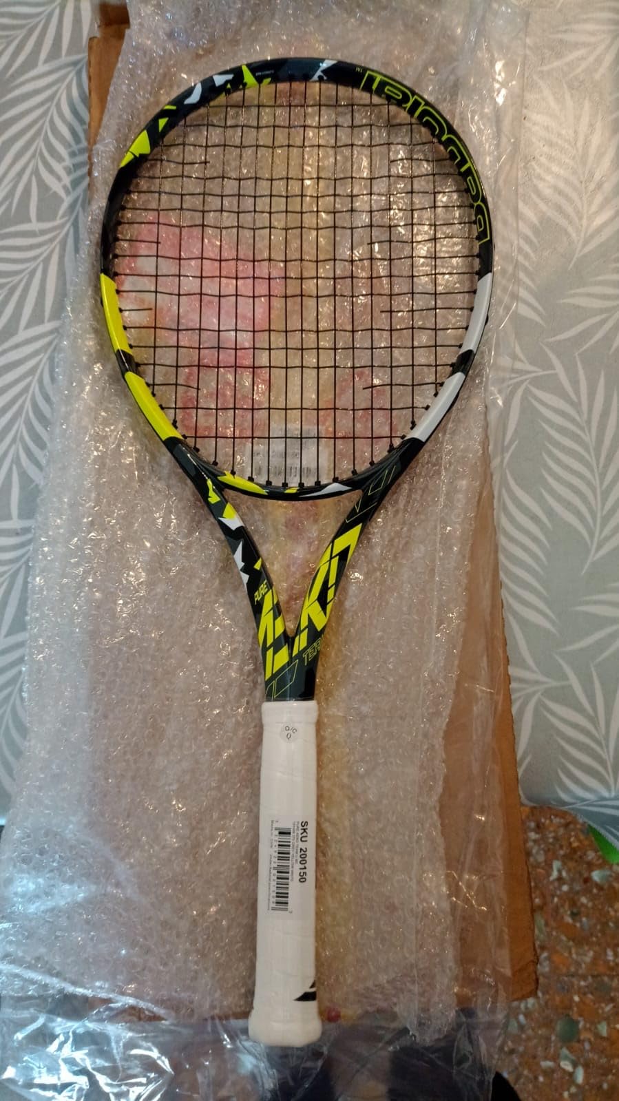 Babolat Pure Aero Team Tennis Racquet (7th Gen) Strung with 16g Syn Gut at Mid-Range Tension customer photo 2