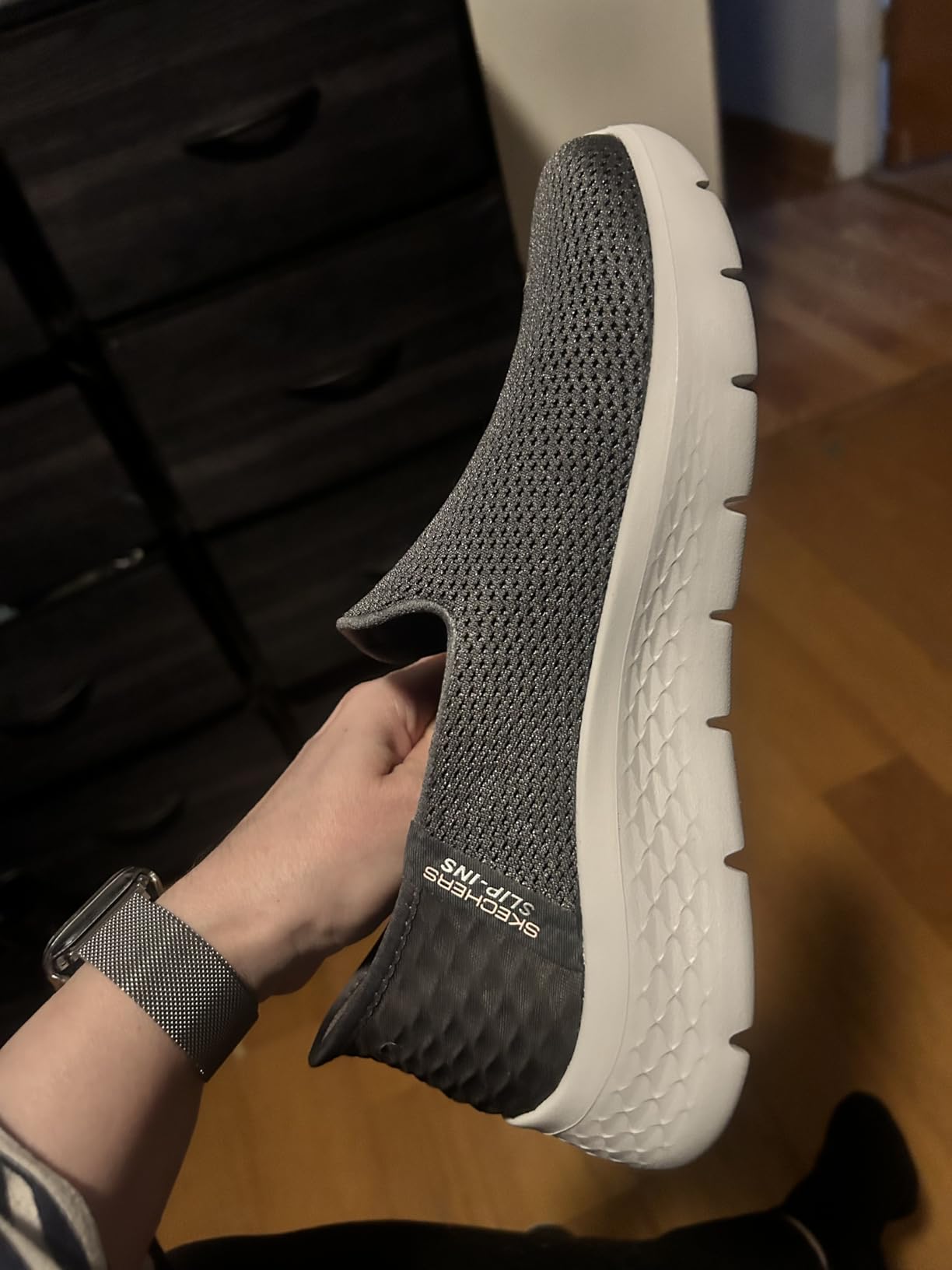 Skechers Women's Slip-Ins: Go Walk Flex Relish | Hands Free Slip-Ins, Air-Cooled Memory Foam Insole, Ultra Go Cushioning, Machine Washable, Flex Pillars customer photo 2