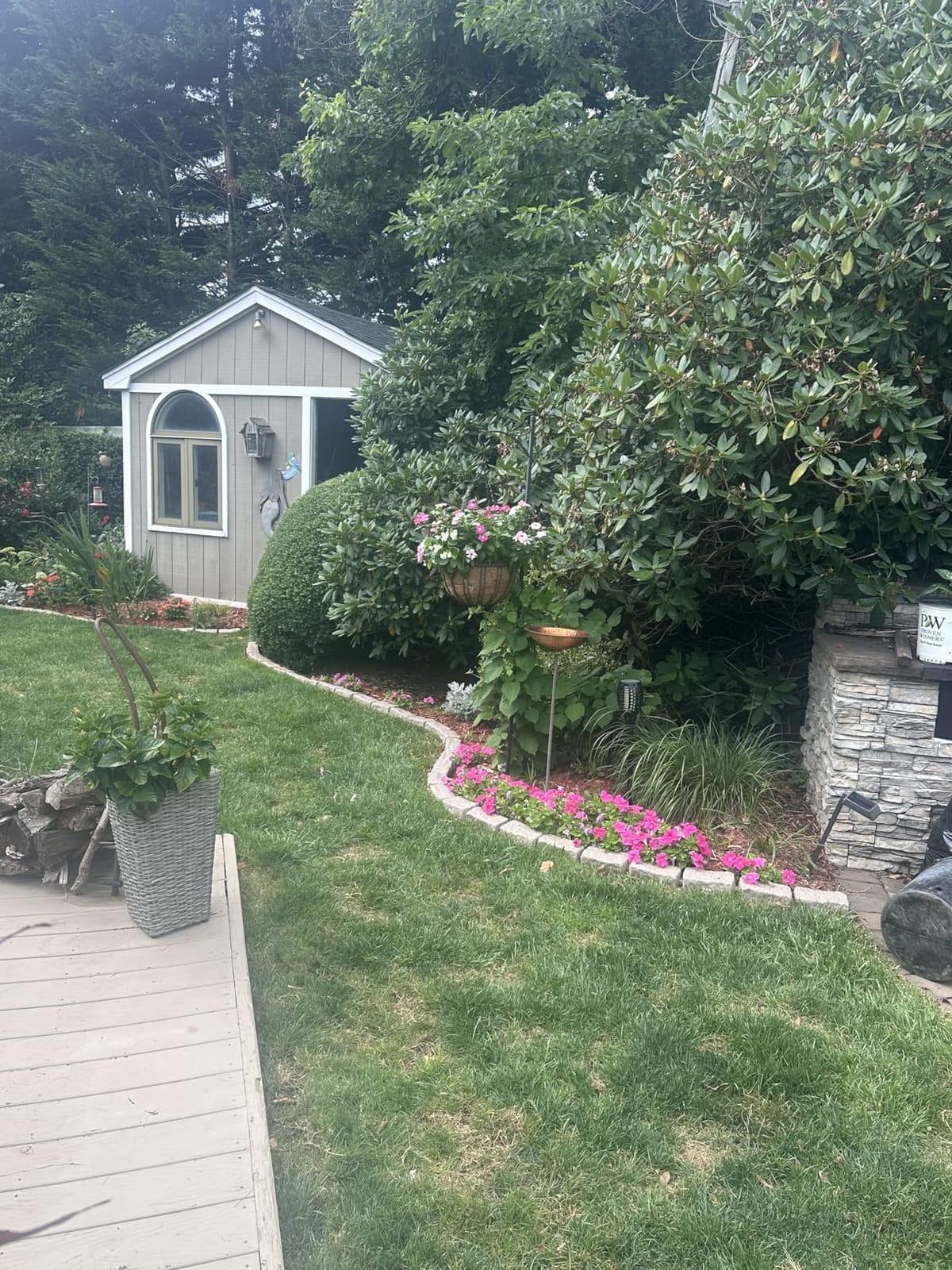 Beuta DIY Dig-Free Polyrock Landscape Edging End Brick - Final Piece for Completing Your Landscaping Edging Project (1 Pc, Sandstone) - Connects to Other Beuta Bricks customer photo 1