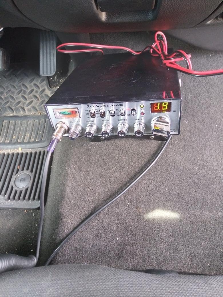 Cobra 29 LTD Classic AM/FM Professional CB Radio - Easy to Operate, Emergency Radio, Instant Channel 9, 4-Watt Output, Full 40 Channels, Adjustable Receiver and SWR Calibration, Black customer photo 2