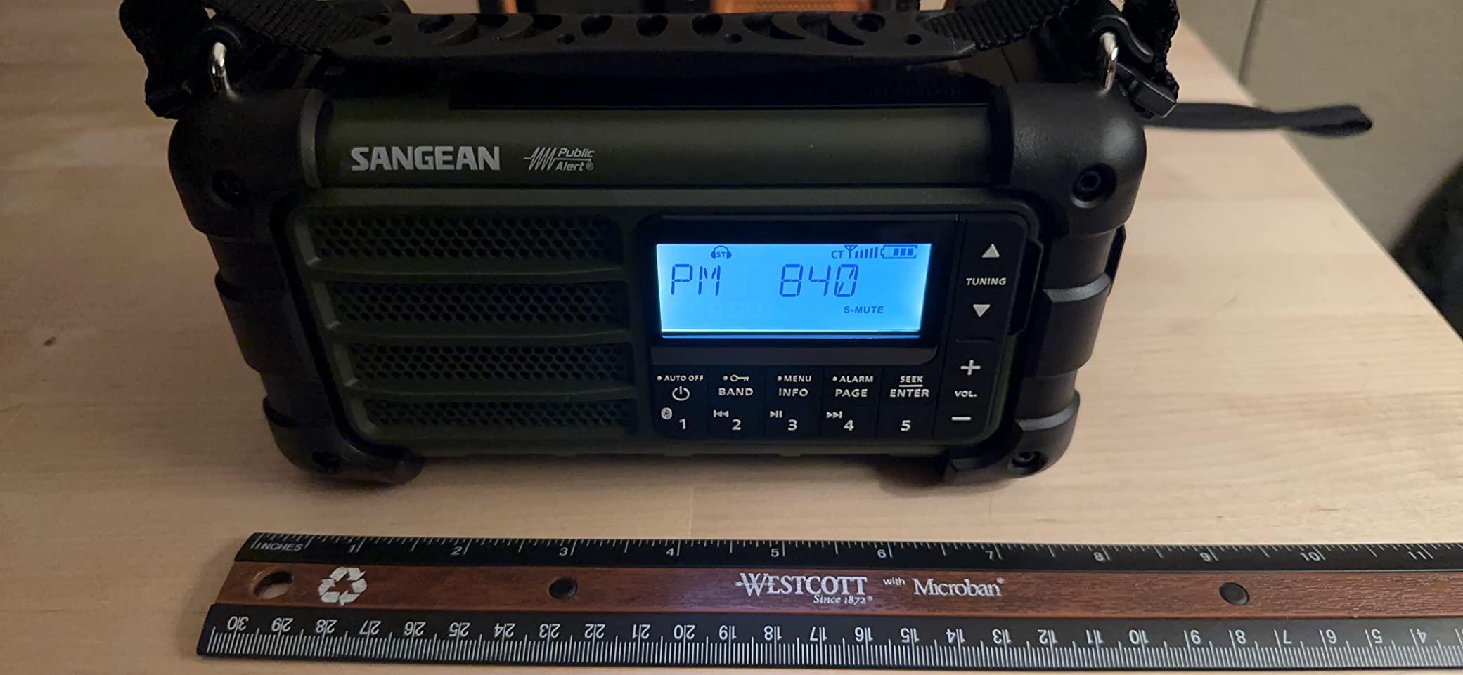 Sangean MMR-99 AM/FM Bluetooth Weather Emergency Radio, Multi-Powered customer photo 1