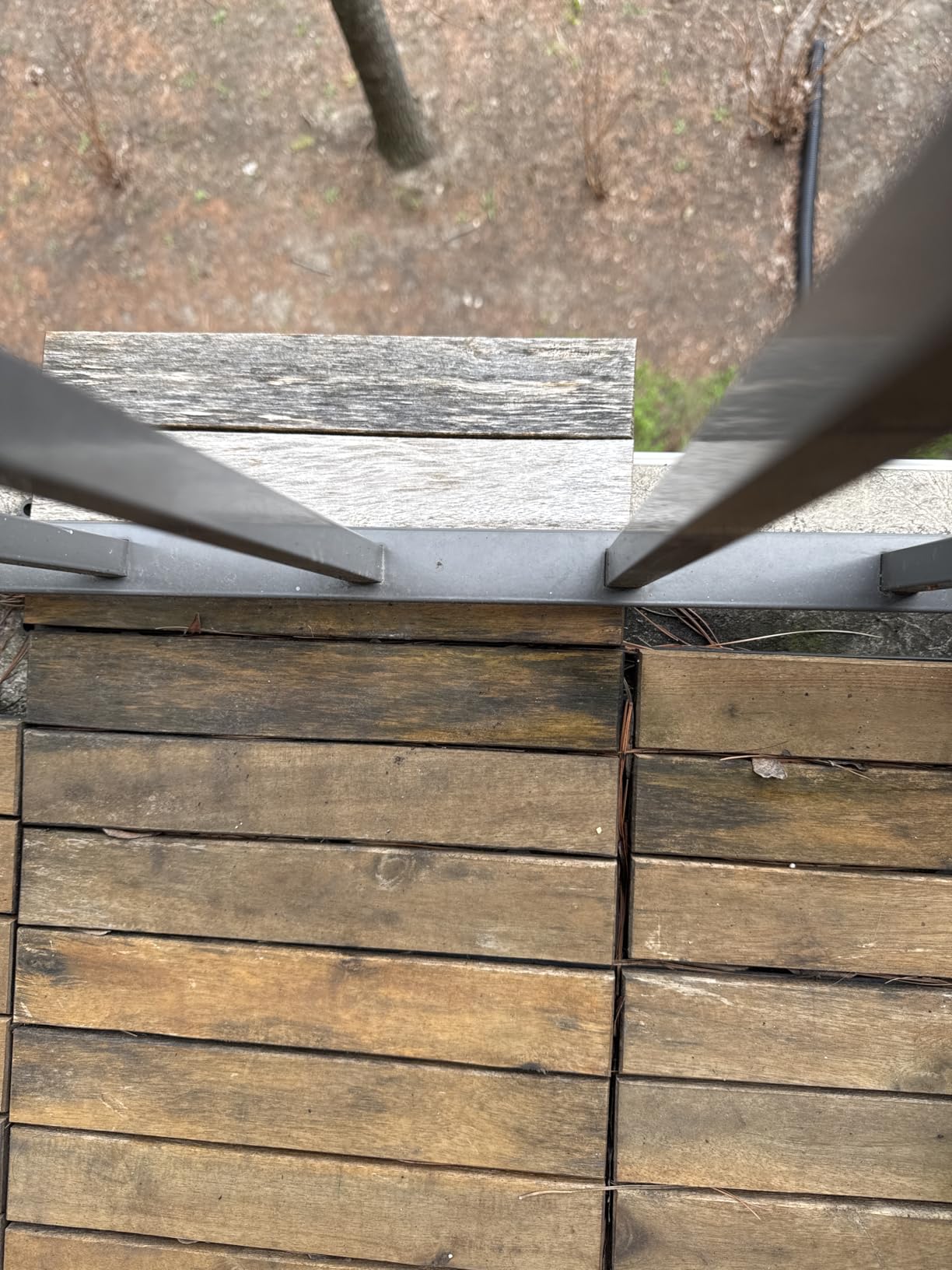 Majestick Goods 24-Pack Long Slat Acacia Wood Interlocking Deck Tiles | Easy Installation for Patio Flooring & Walkway with Raised Base Drainage, 12 x 12 x 0.9 Inch, 24 Count, Covers 24 Sq Ft customer photo 2