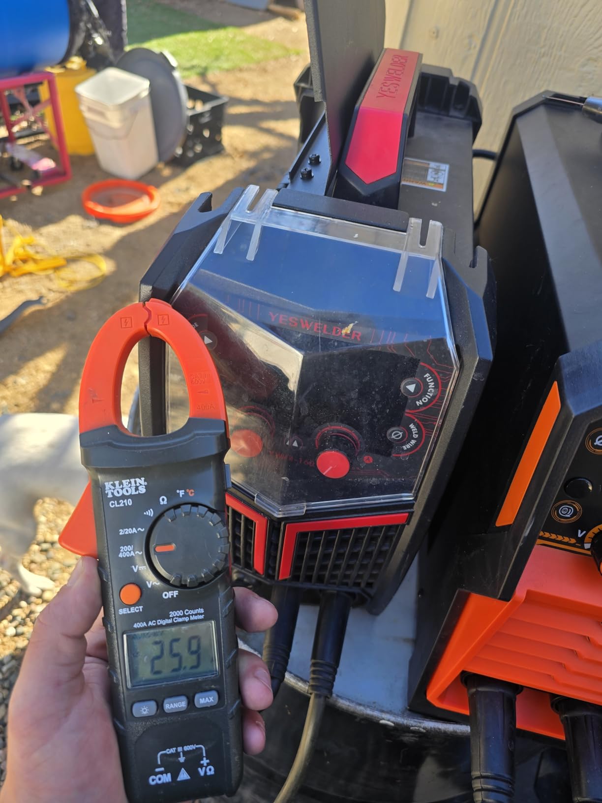 YESWELDER 160A MIG Welder, 110V/220V MIG/Flux Core/Lift TIG/Stick 4-In-1 customer photo 1