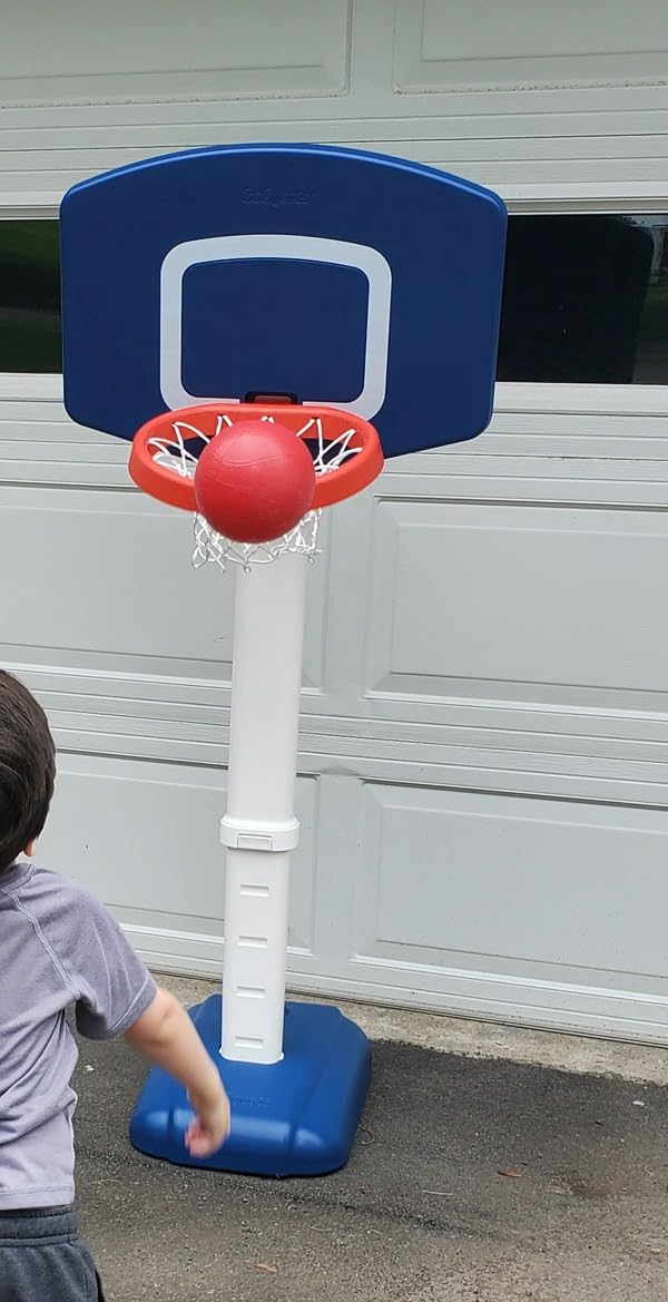 GoSports Tot Shot Toddler Basketball Set - Kids Indoor & Outdoor Toy Hoop with Adjustable Height customer photo 2