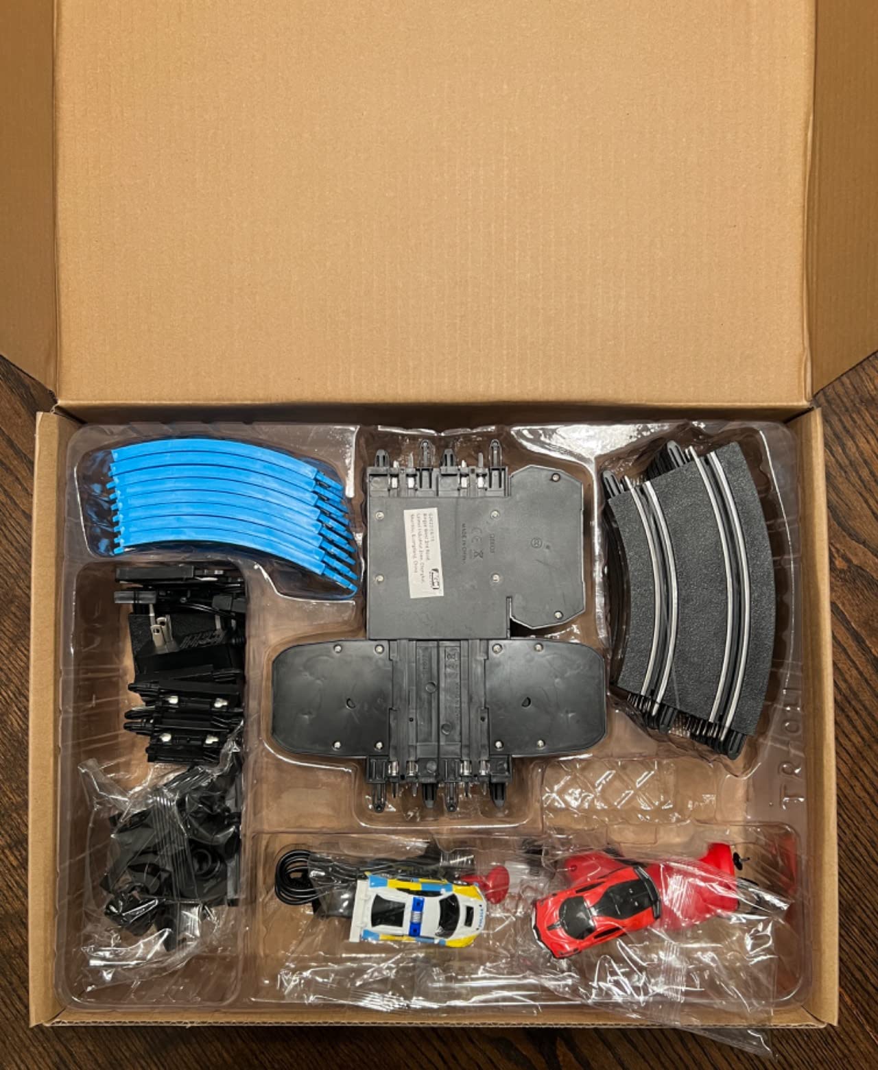 AGM MASETCH High Speed Series Tram Dual Track Set, Track with 4 Vehicles Official Licensed Slot car Racing, Comes with 2 Hand Controls and Track Parts and a Lap Counter customer photo 2