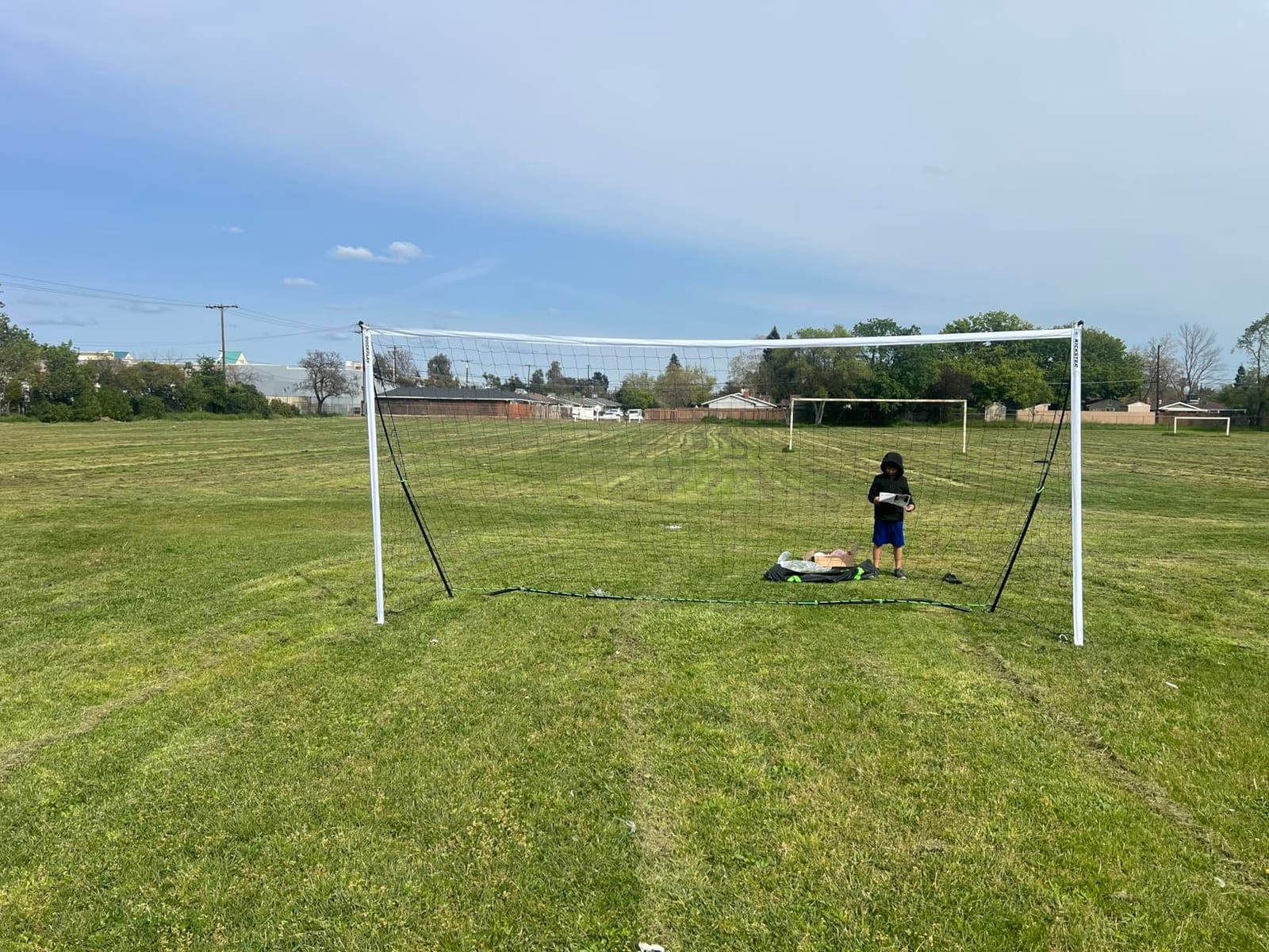 QuickPlay Kickster Ultra Portable Soccer Goals for Backyard Play customer photo 2