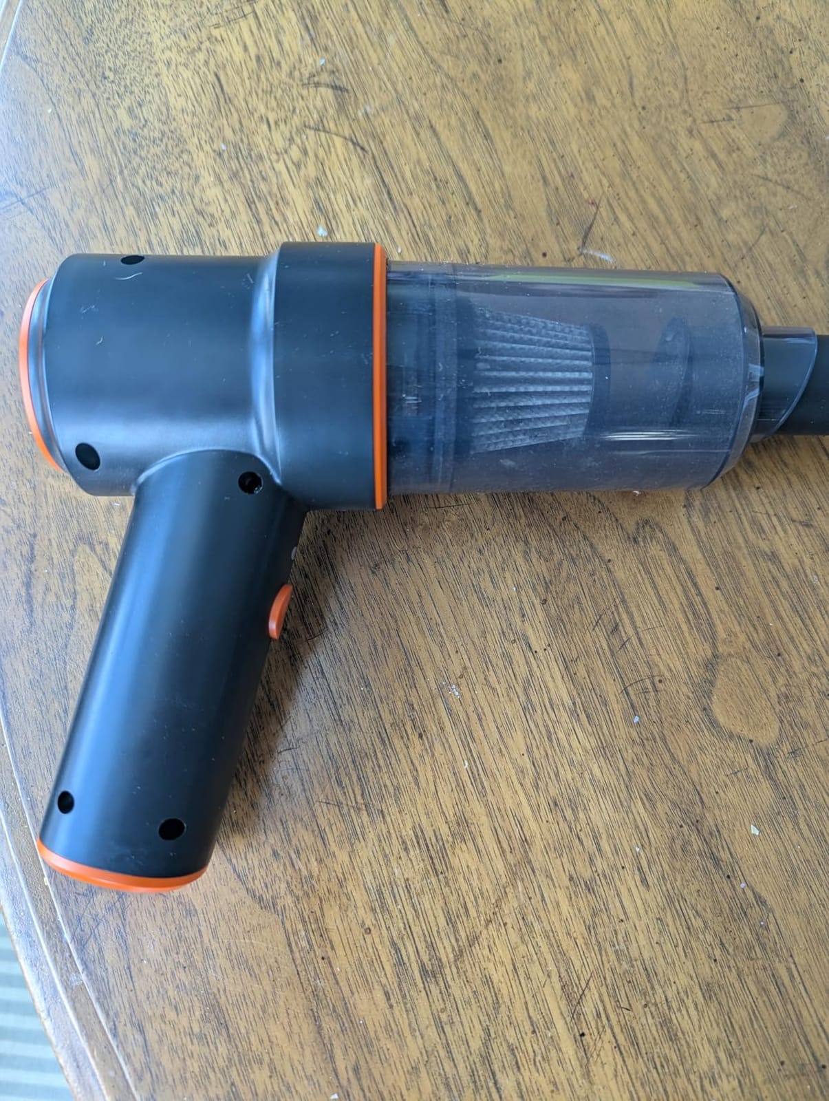 KMM Handheld Car Vacuum Cleaner and Air Duster | 9000PA Strong Suction, Cordless, 120W High Power, Multi-Nozzles & LED Light, for Home, Car, Office, Pet customer photo 2